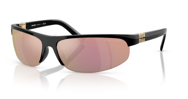MIU MIU SMU A02 1AB 90J Women's Fashion Sunglasses - Stylish UV Protection Shades for Outdoor Activities, Beach & Driving