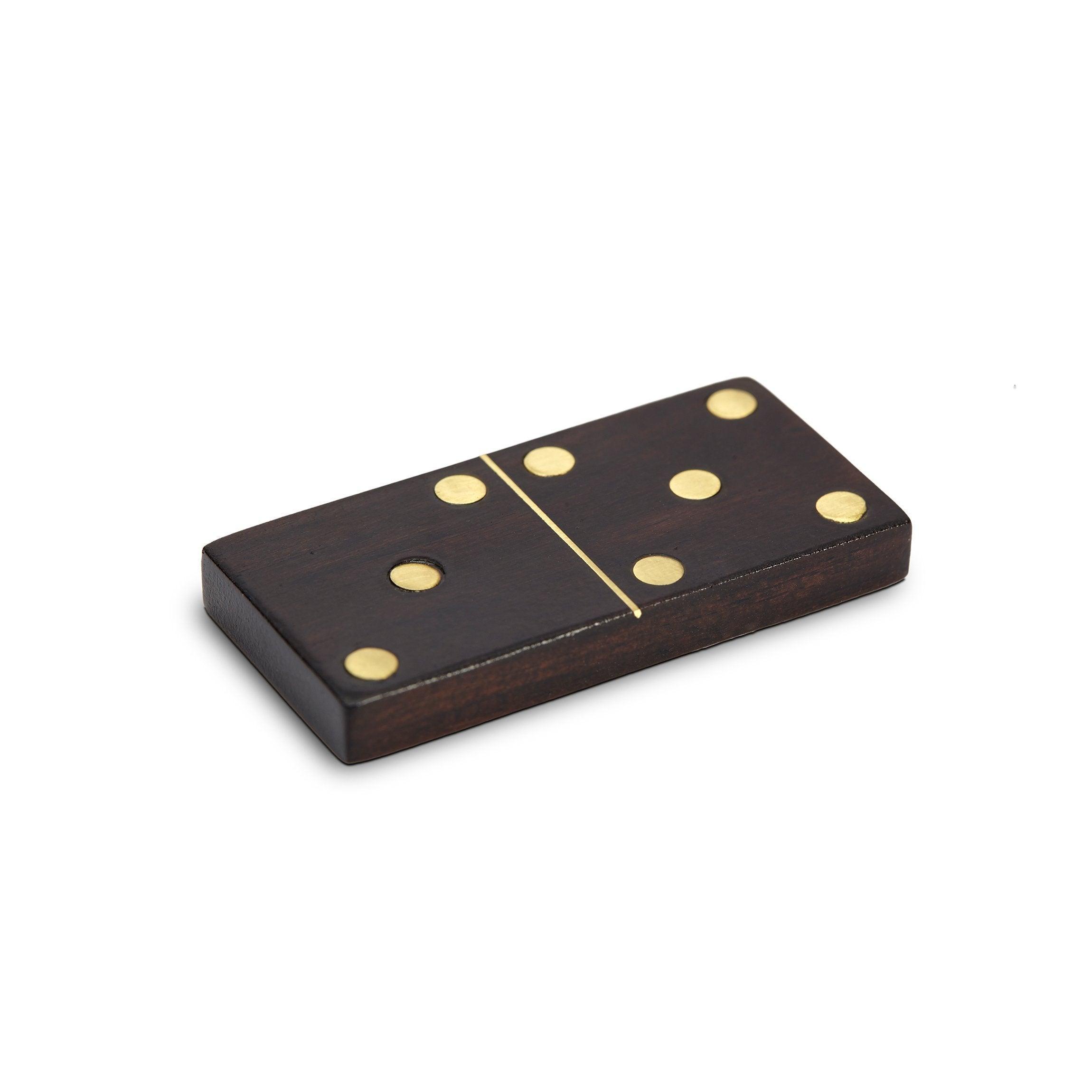 Premium Deco Dominoes Set - Classic Wooden Dominoes for Family Game Night, Parties & Gifts | Fun Indoor & Outdoor Game for Adults & Kids