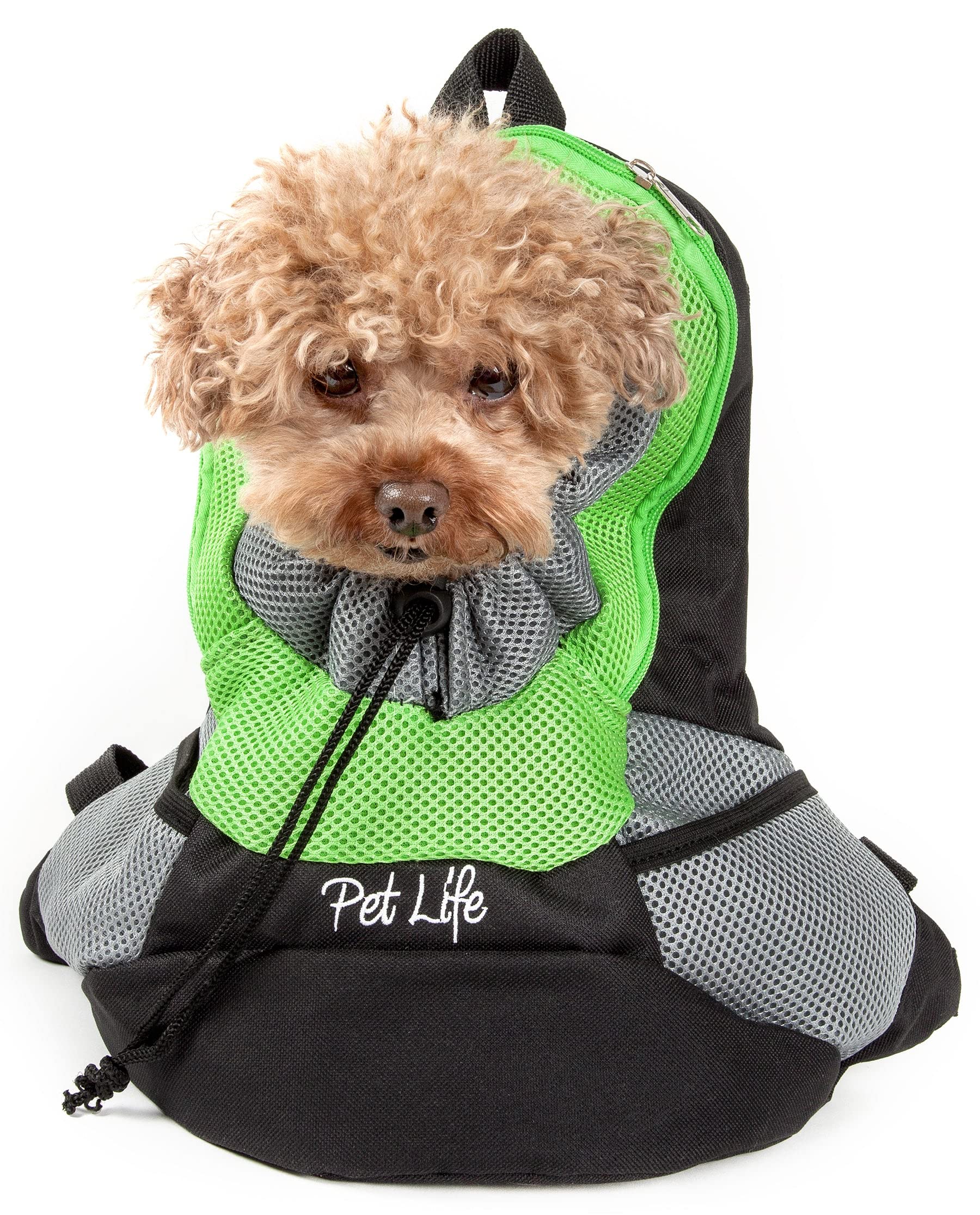 Water-Resistant Pet Backpack Carrier - Adjustable Dog Travel Bag for Small to Medium Dogs | Perfect for Hiking, Air Travel & Outdoor Adventures