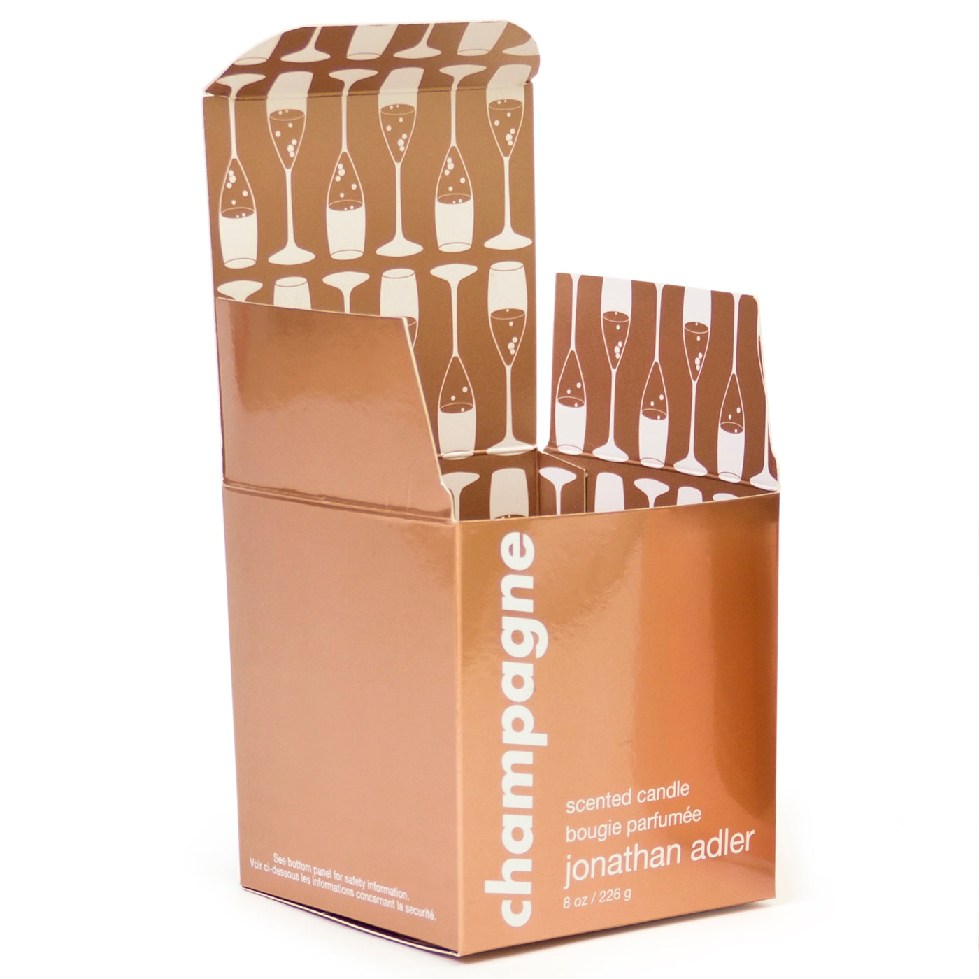 Elegant Pop Champagne Scented Candle - Romantic Home Decor for Weddings, Anniversaries & Relaxation