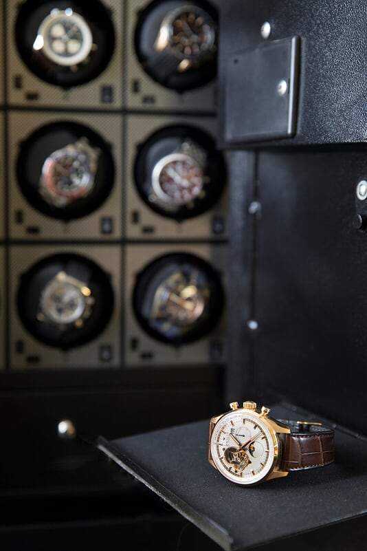 BlumSafe 301504 Luxury Watch Winder Wall Safe - American Made Gen 2.0 - Secure Storage for Rolex, Omega & High-End Watches - Perfect for Home, Office or Travel Protection