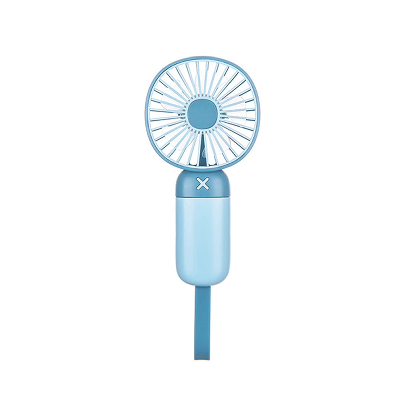 Amkya Mini USB Handheld Fan - Portable Personal Fan with Power Bank, Battery Operated Small Fan for Dorm, School, Office & Outdoor Use | Perfect for Travel, Camping, and Hot Weather
