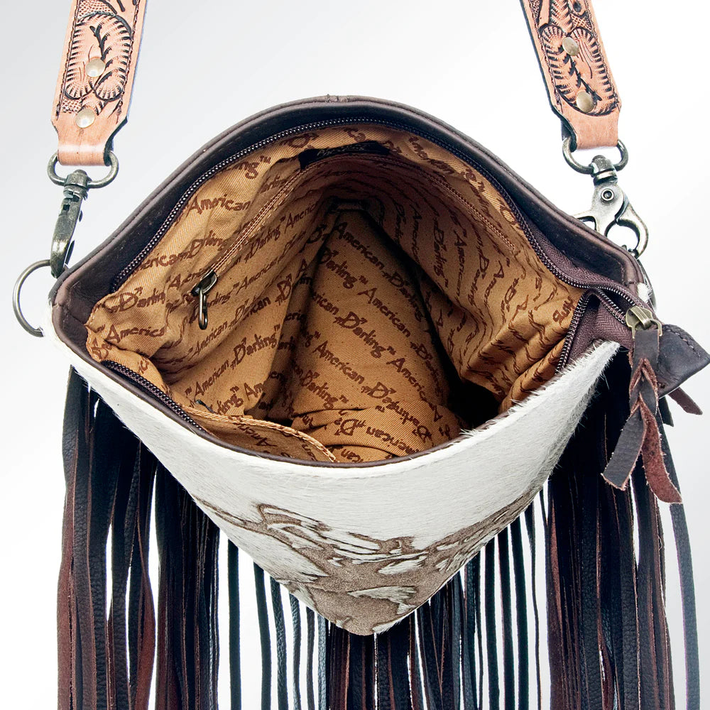 American Darling Conceal Carry Bronc Hide Purse - Stylish Leather Crossbody Bag for Women | Perfect for Everyday Use, Travel & Concealed Carry