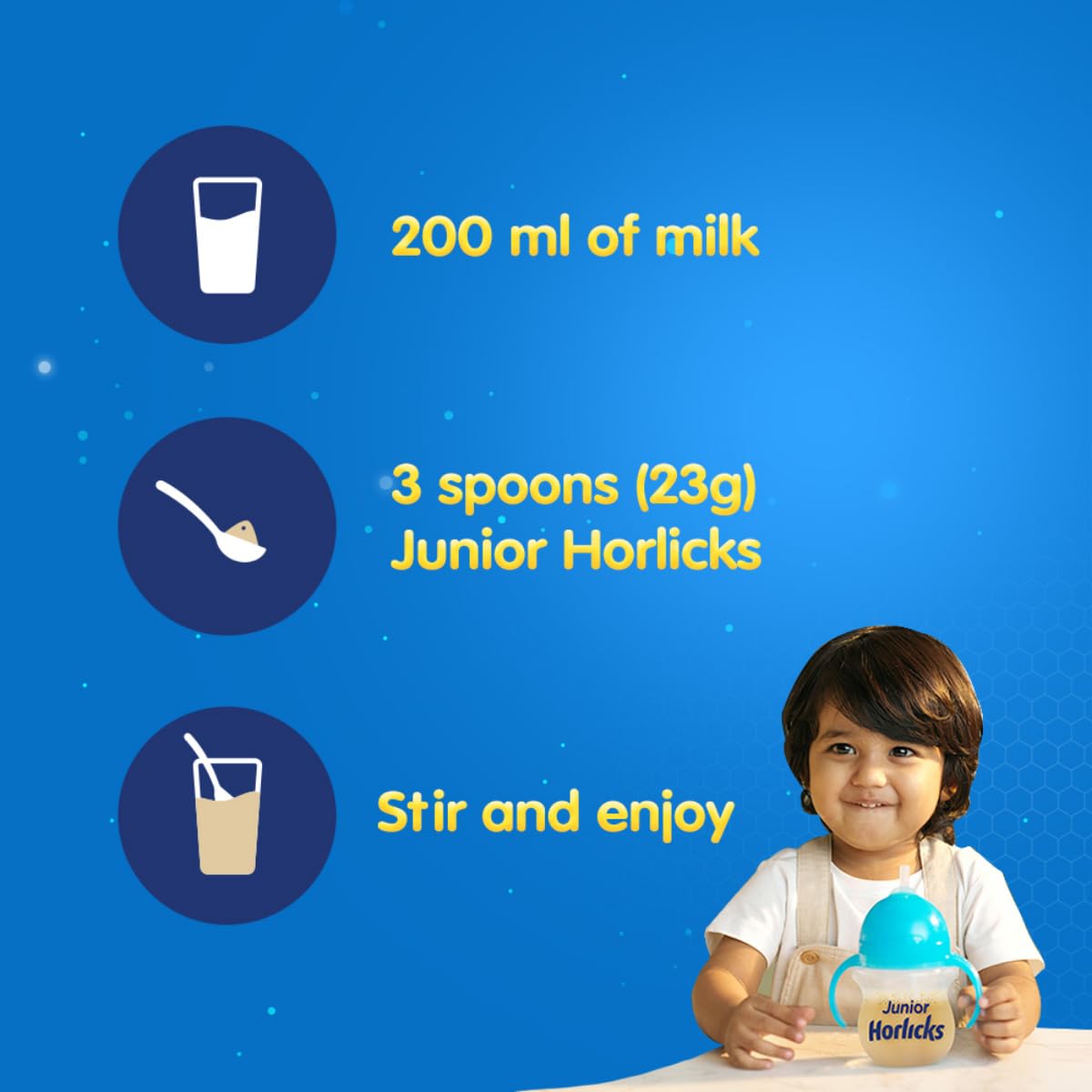 Junior Horlicks Chocolate Cereal Based Drink Powder - 400g Pouch | Nutritious & Delicious for Kids' Growth & Energy Boost | Perfect for Breakfast, Snacks & On-the-Go Nutrition