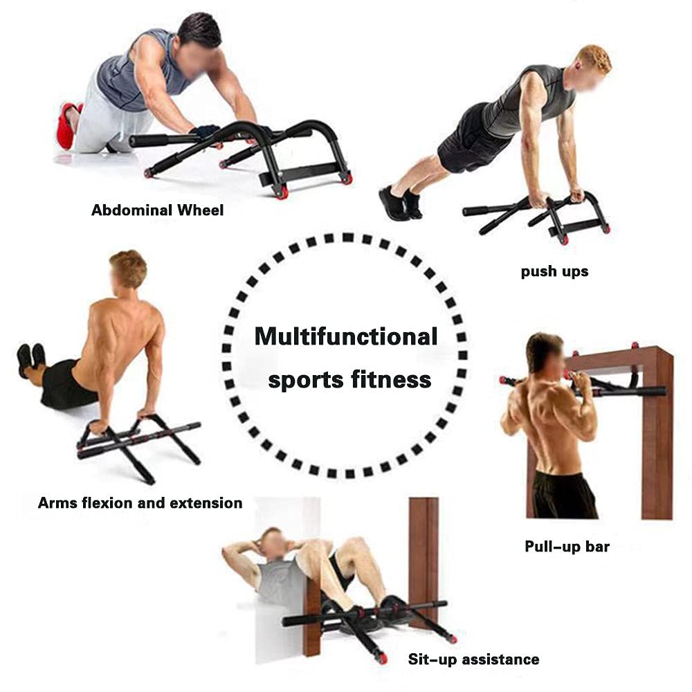 Adjustable Pull Up Bar for Home Gym - Heavy Duty Chin Up Bar with Adjustable Width for Indoor Workouts - Perfect for Strength Training, Calisthenics & Home Fitness Exercises