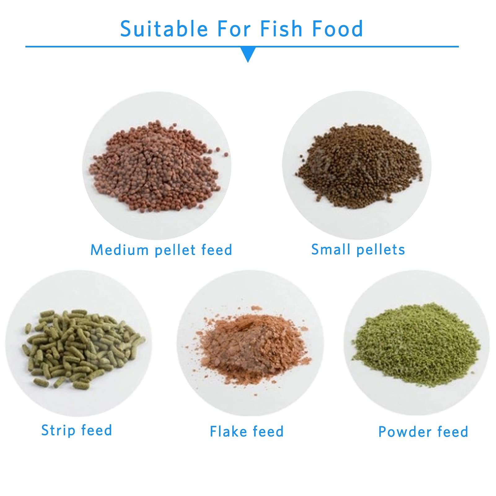 Automatic Aquarium Fish Feeder - Programmable Digital Fish Food Dispenser with Timer for Small Tanks | Vacation & Daily Feeding Solution for Freshwater & Saltwater Fish