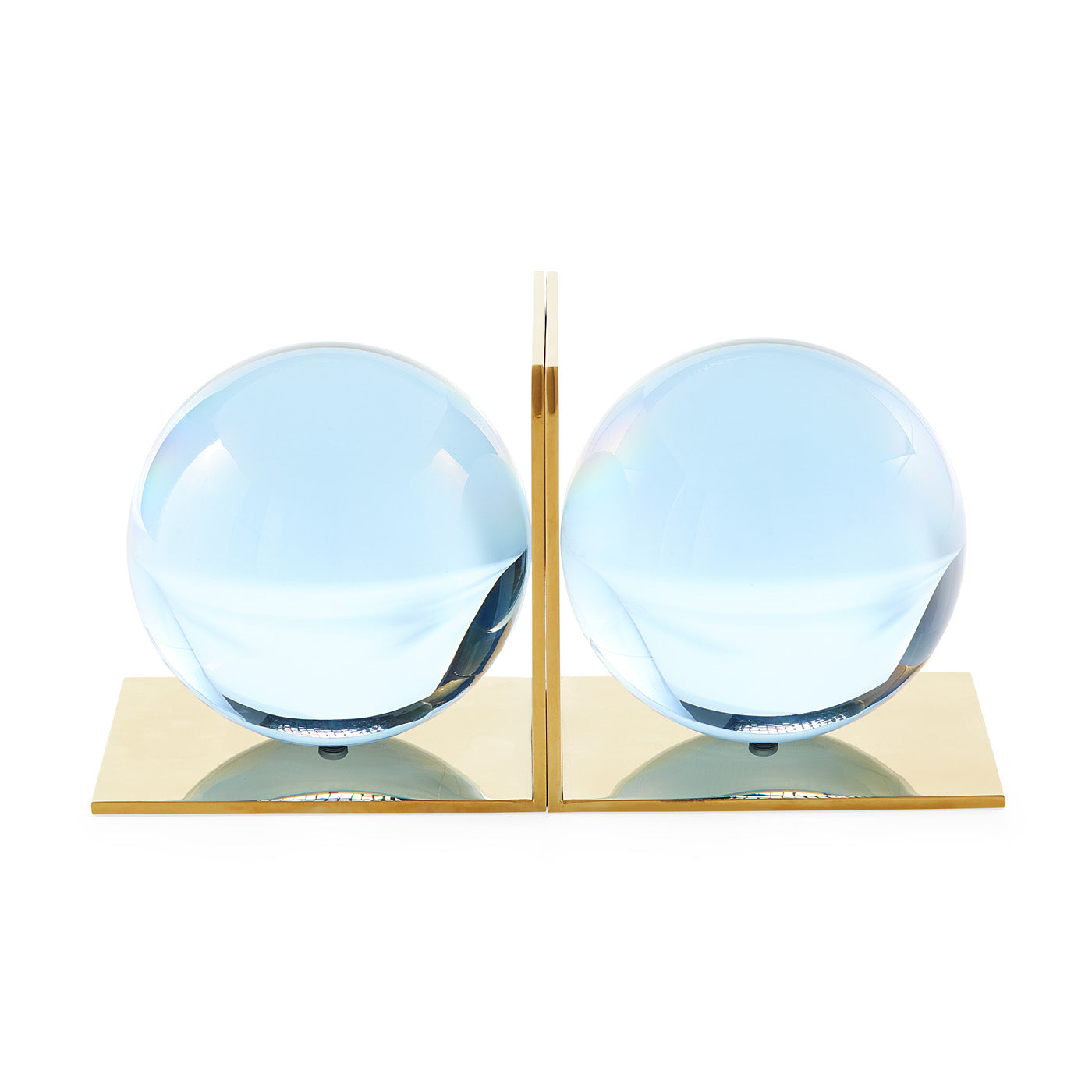 Globo Bookends - Heavy Duty Metal Bookends for Shelves - Perfect for Home, Office, and Library Organization