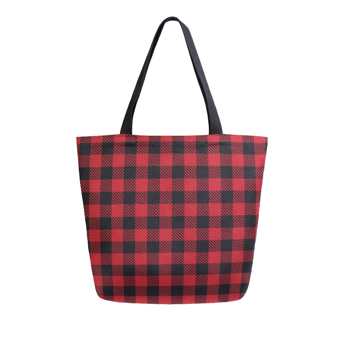 ALAZA Plaid Tote Bag for Groceries, Books & Travel