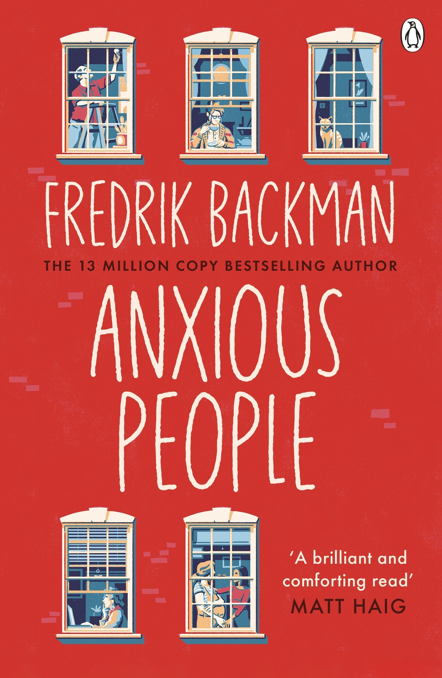 Anxious People by Fredrik Backman - Bestselling Novel for Stress Relief & Mental Wellness | Perfect for Book Clubs, Gifts, and Self-Care Reading