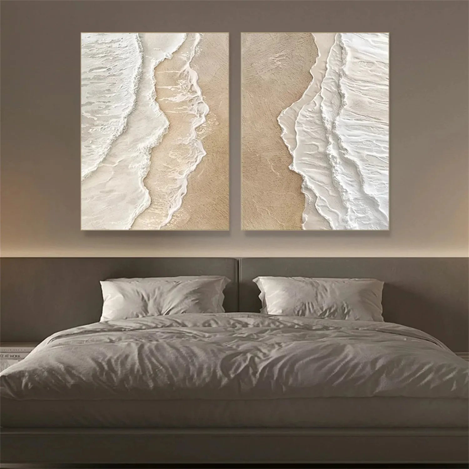 Ocean and Sky Painting Set of 2 - Premium Wall Art for Home & Office Decor | Coastal & Nature Inspired Canvas Prints | Perfect for Living Room, Bedroom, or Office