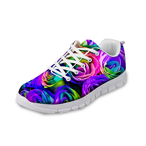 Chaqlin Stylish Rose Women's Running Shoes - Non-Slip, Lightweight & Comfortable for Jogging, Gym Workouts & Daily Walking