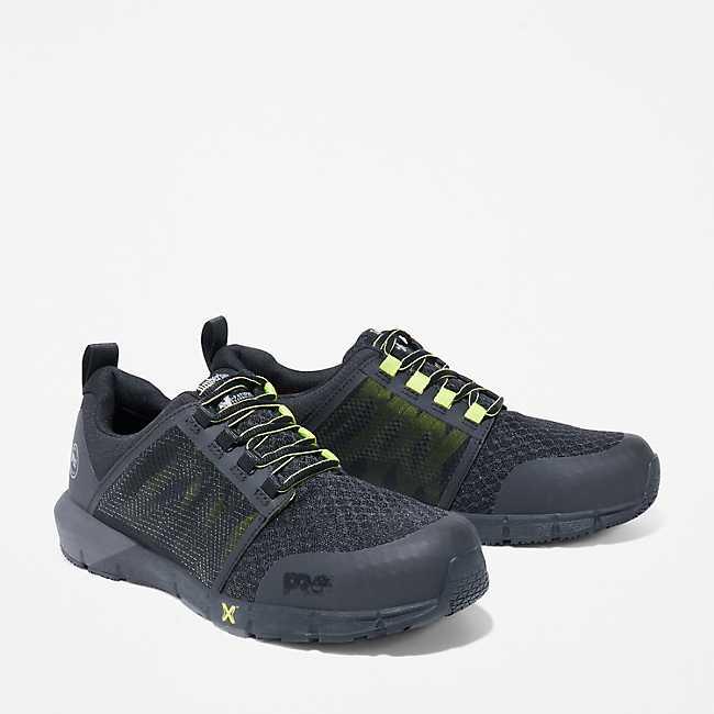 Men's Composite Toe Work Sneakers - Lightweight Safety Shoes for Construction & Industrial Work - Non-Slip Comfortable Work Boots for Warehouse, Factory & Outdoor Jobs