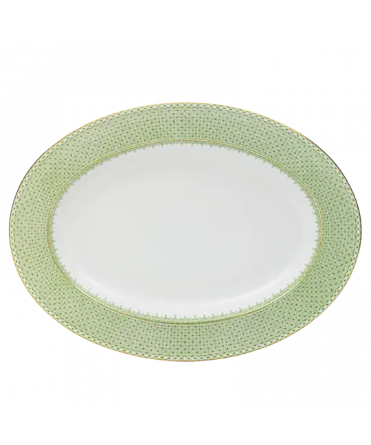 Apple Lace Oval Platter - Elegant Serving Tray for Parties, Weddings & Home Decor - Perfect for Cheese, Fruits & Appetizers