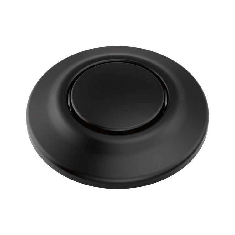 Dual Outlet Air Switch 1 3/4 Inch Matte Black for Garbage Disposal - Easy Installation & Hands-Free Operation for Kitchen Sink Waste Disposal Systems