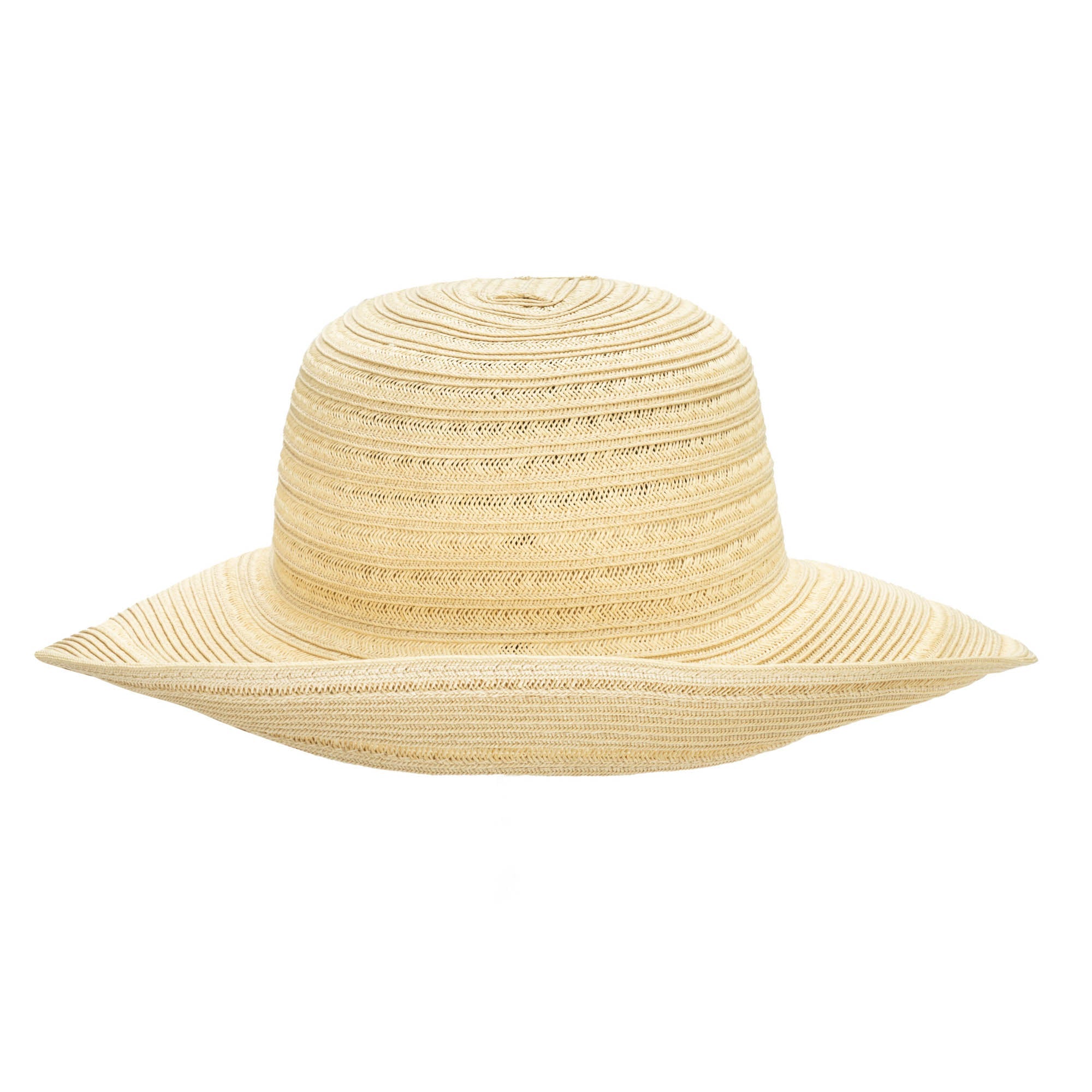 Stylish Women's Adjustable Paper Braid Sun Hat - UPF 50+ Wide Brim Beach Hat for Summer Outdoor Activities, Travel & Gardening