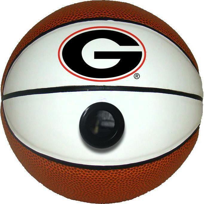 Georgia Bulldogs College Basketball Collectible Miniature Basketball with Picture - Perfect for Fans, Home Decor, and Sports Memorabilia Collections