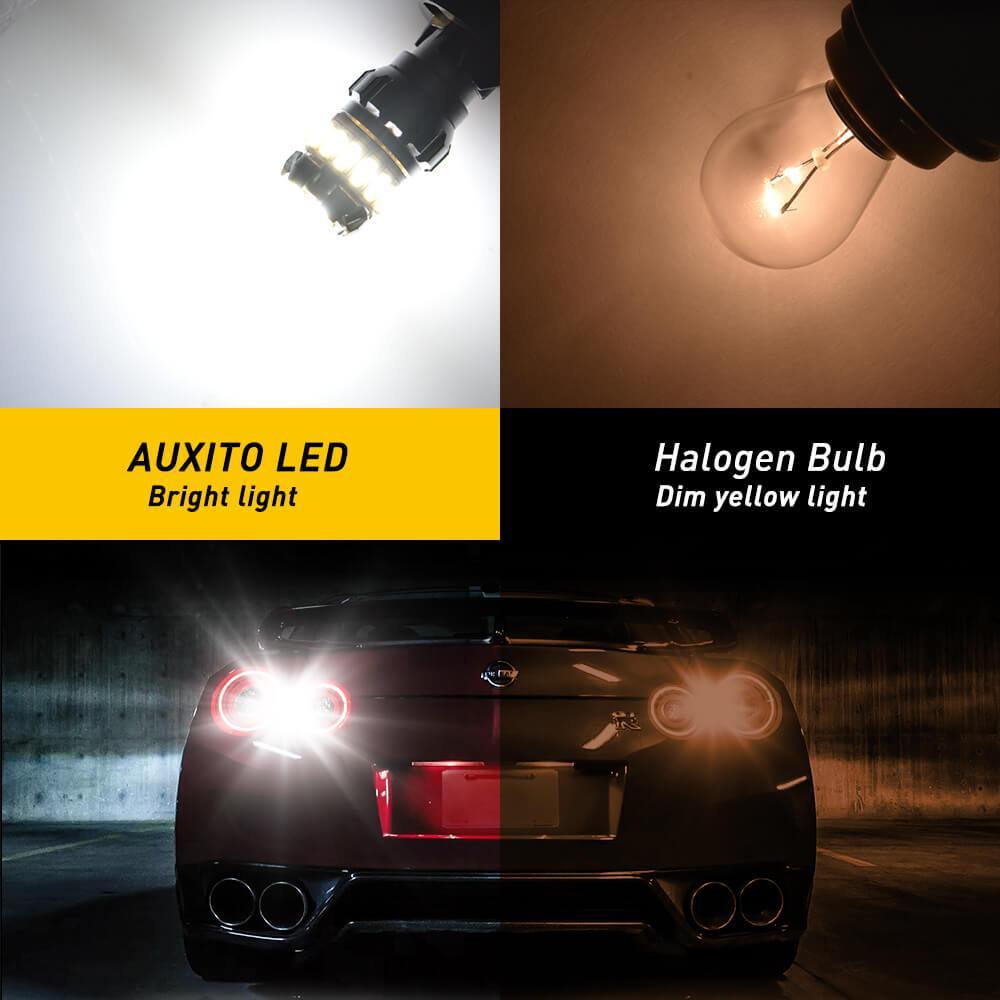 1156 BA15S LED Bulb Reverse Light - Instant Start, No Delay, 6000K White LED Backup Light Replacement for Cars, Trucks, SUVs - Perfect for Tail Brake Lights & Reverse Safety Lighting