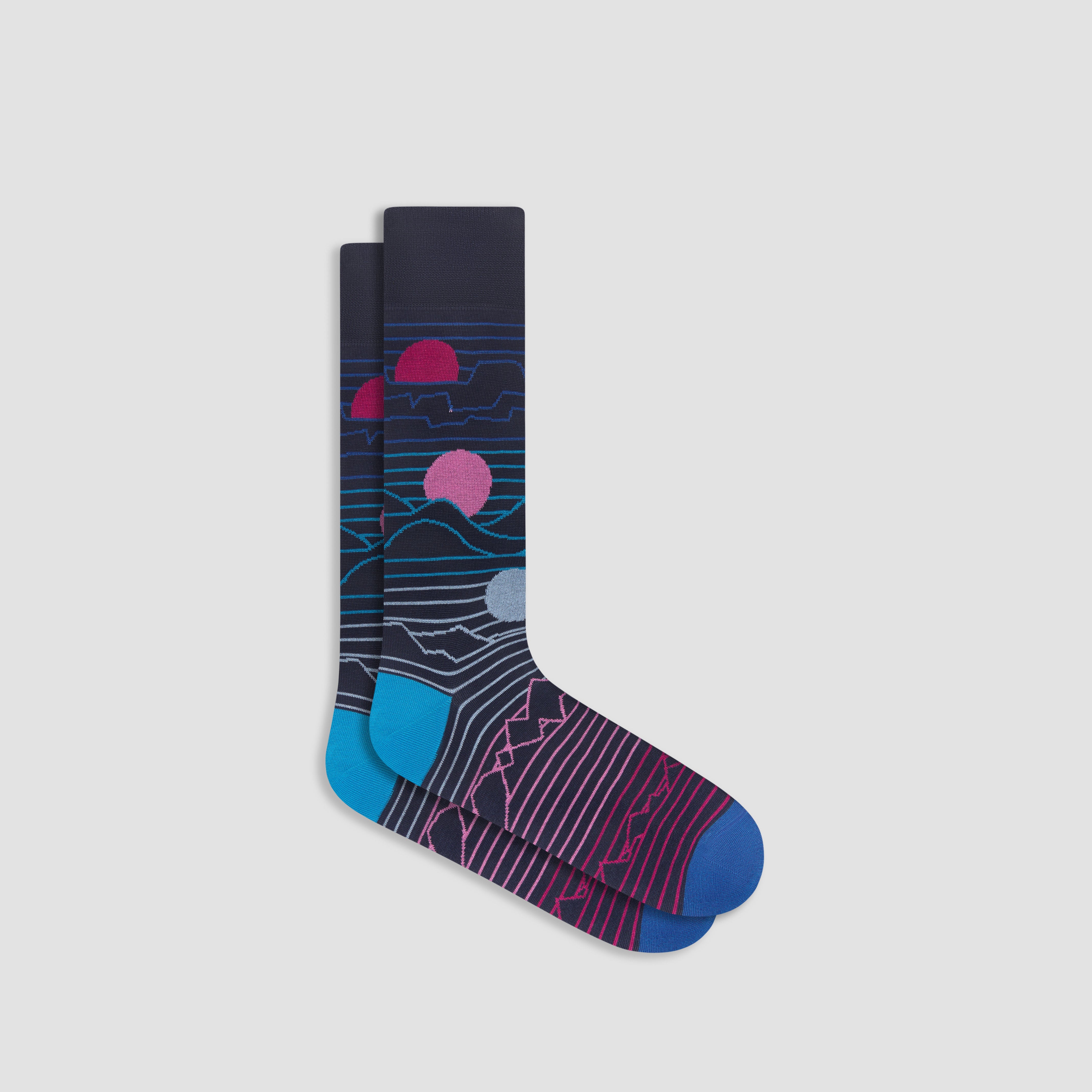 Stylish Abstract Print Mid Calf Socks for Women & Men - Comfortable Fashion Socks for Daily Wear, Workout, and Casual Outfits