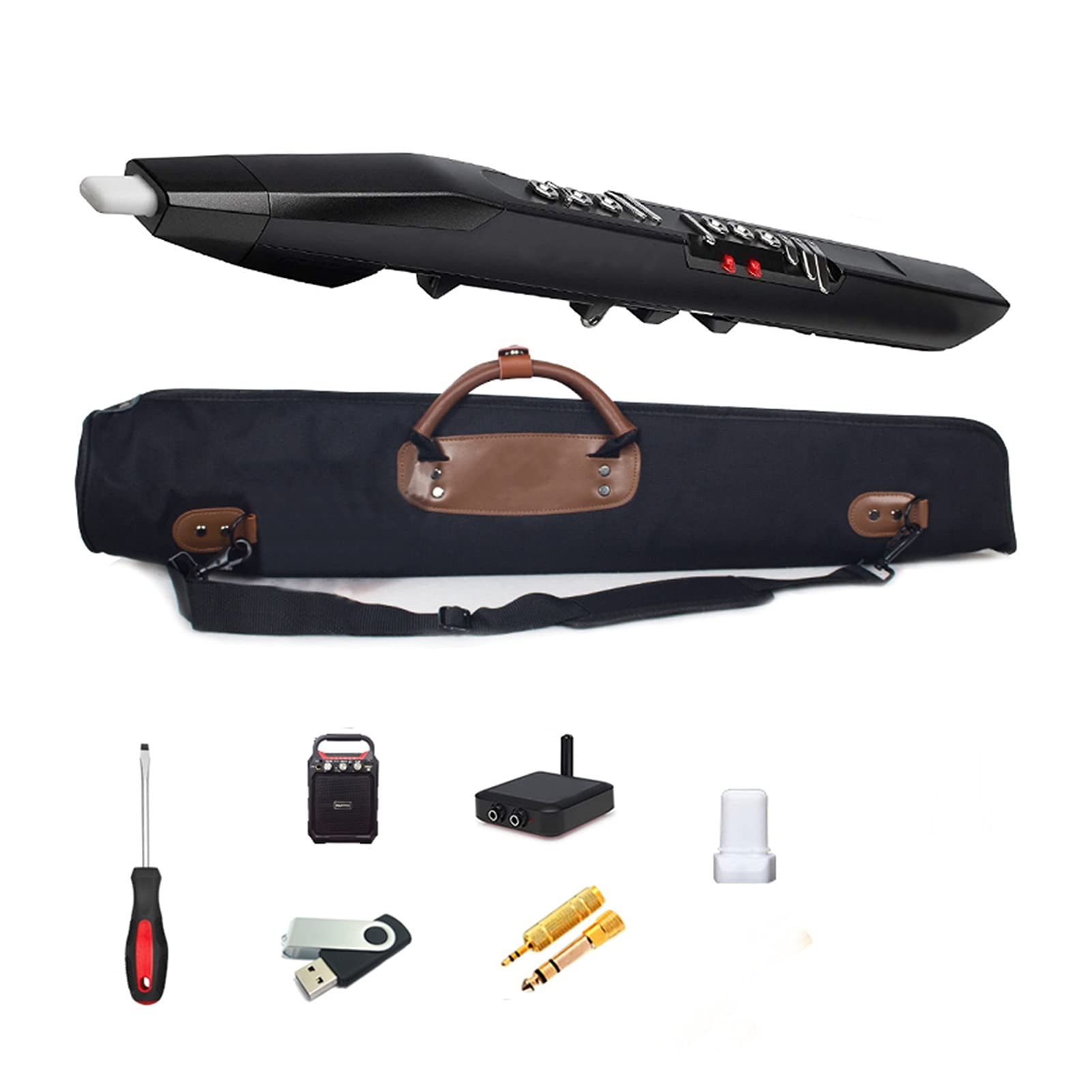 Electric Saxophone for Beginners - Complete Starter Kit with Wind Instrument, Reeds & Case - Perfect for Learning, Practice & Live Performances (Color: 1)