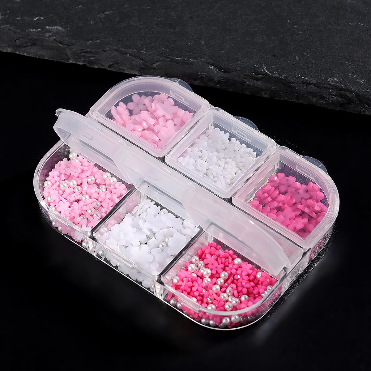 3D Flower Nail Charms Kit with Metal Butterflies & Acrylic Gems - Y2K Nail Art Decorations for DIY Manicure | Perfect for Party, Wedding, and Festival Nail Designs