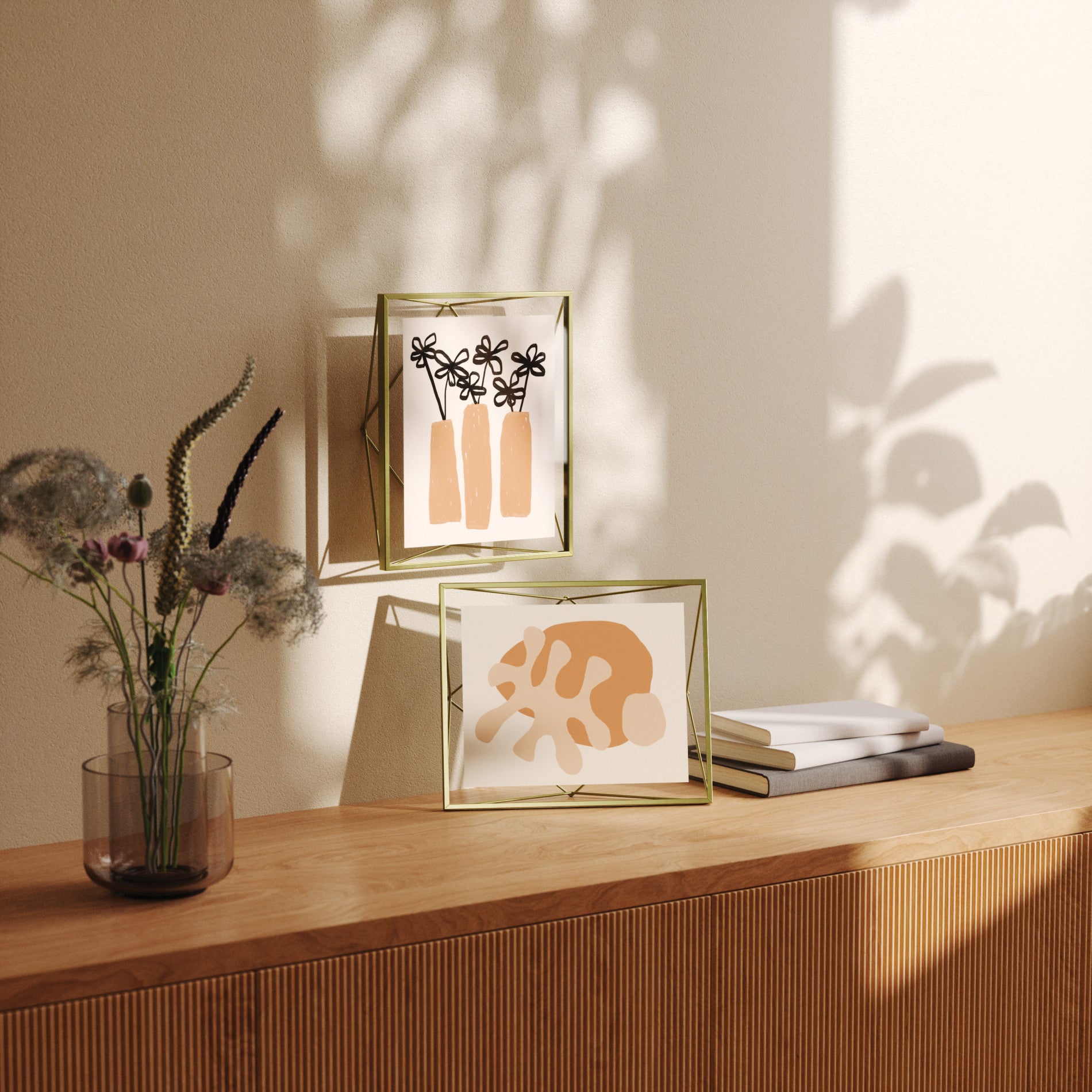 Prisma Picture Frame - Elegant Modern Photo Display for Wall & Tabletop - Perfect for Home Decor, Office, and Gift Giving