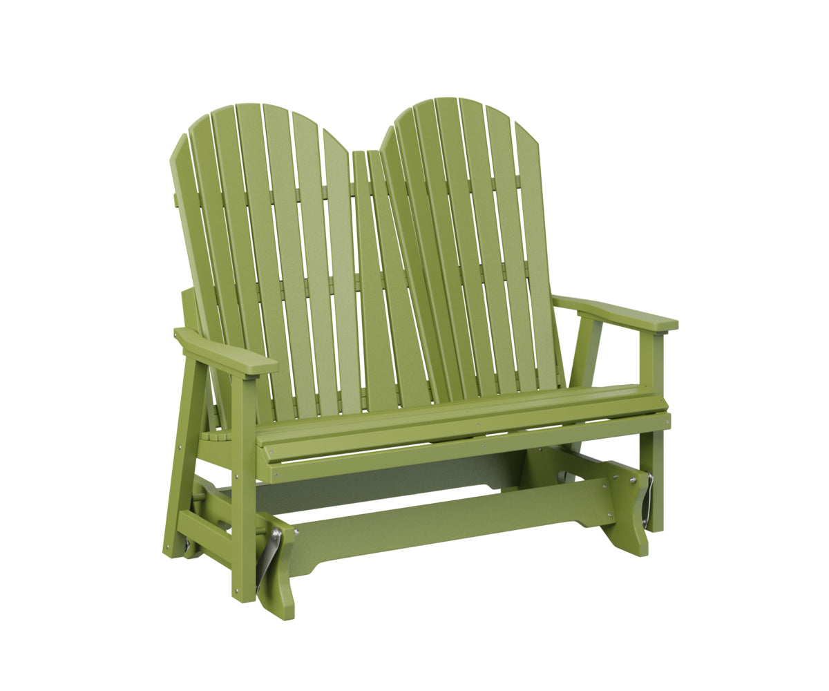Berlin Gardens Comfo Back Double Glider - Outdoor Patio Swing Bench with Weather-Resistant Cushions - Perfect for Porch, Garden, and Backyard Relaxation