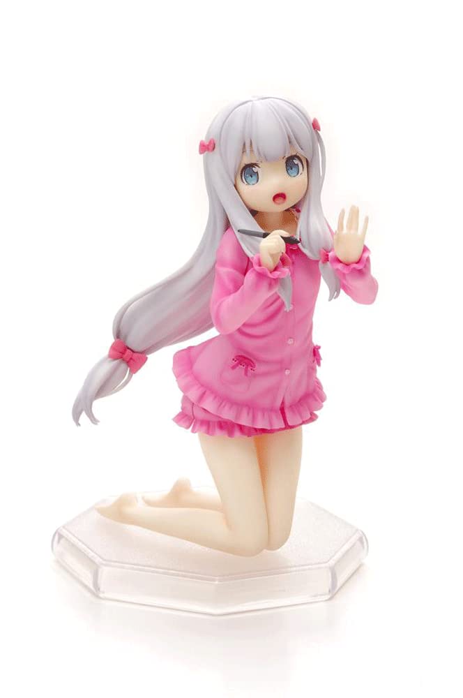 Kurrma 1/8 Scale Izumi Sagiri Sweet Ver. Anime Figure - Eromanga Sensei PVC Statue (10cm/3.9inch) Cute Collectible Model for Adults | Perfect for Anime Fans, Display Shelf Decor & Otaku Gift