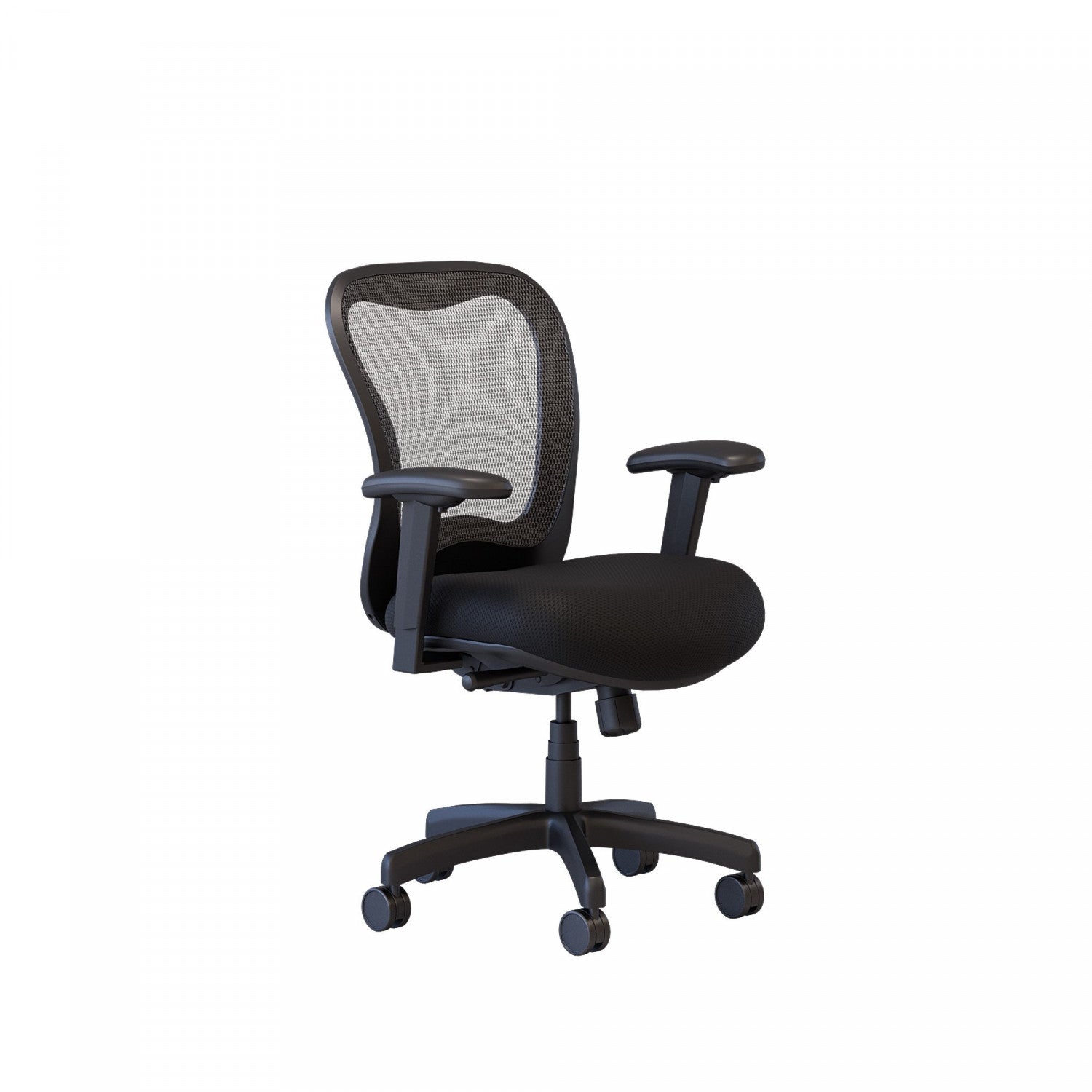 Ergonomic Elijah Office Chair - Black Mesh Back Adjustable Swivel Task Chair for Home & Office Workspace - Perfect for Long Hours of Sitting & Computer Work