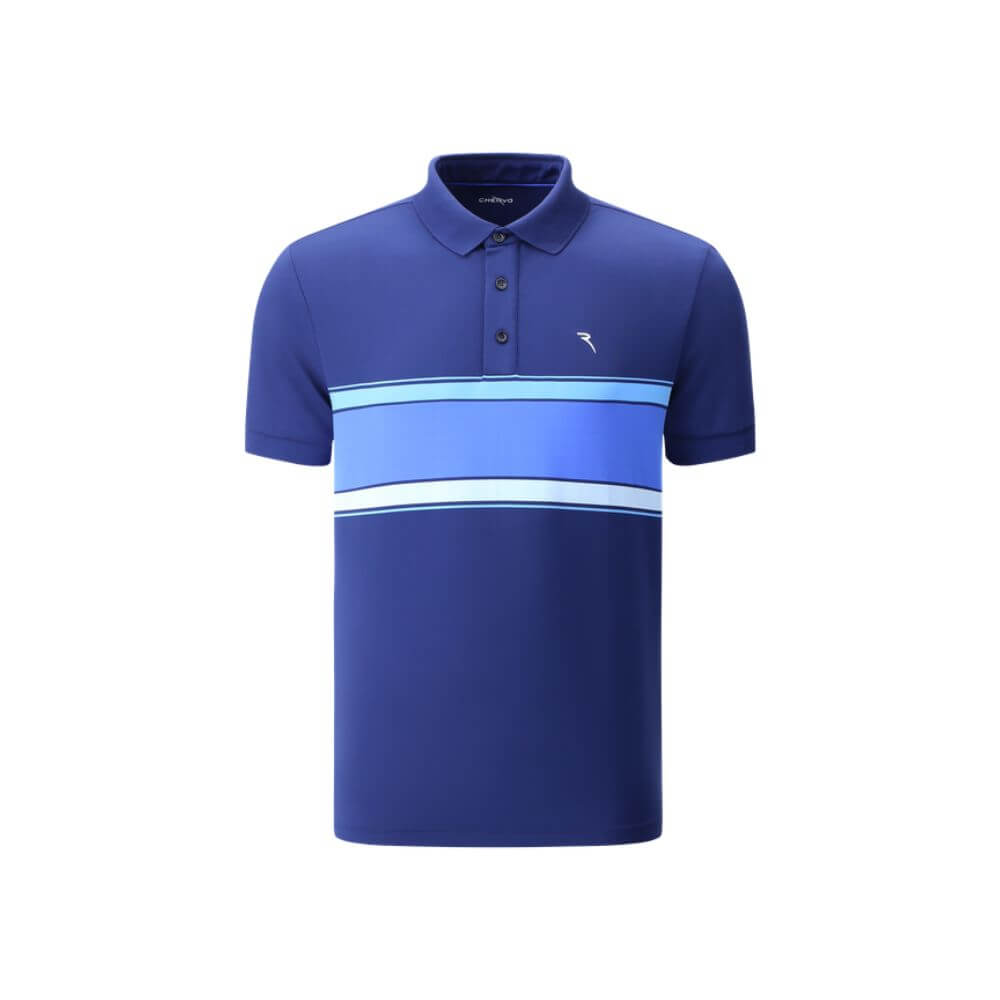 AGELONG Men's Striped Sunblock Polo Shirt - UPF 50+ UV Protection, Breathable & Quick-Dry, Golf & Outdoor Activities (Final Sale)