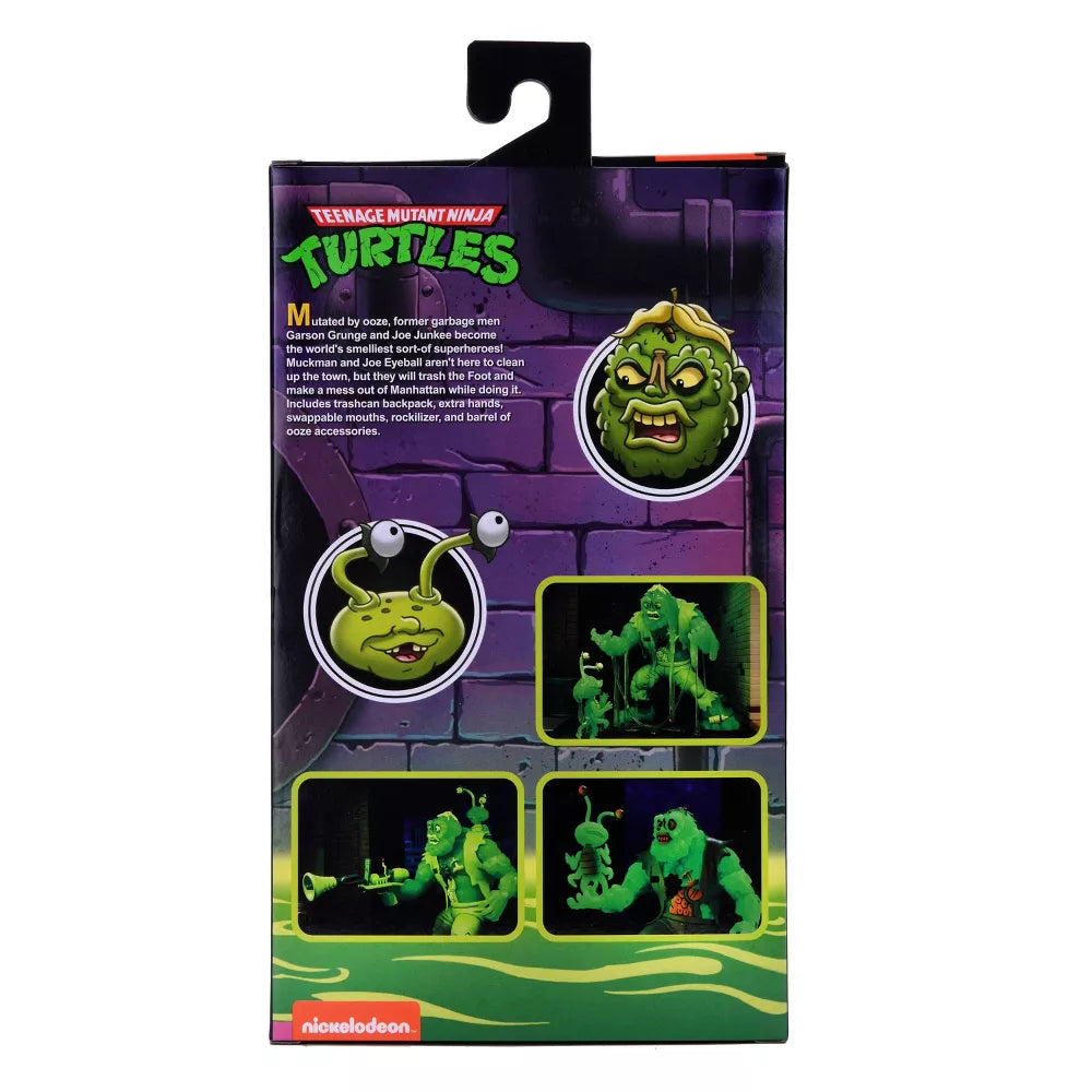 Teenage Mutant Ninja Turtles Ultimate Glow in The Dark Muckman & Joe Eyeball Action Figures - Collectible Toys for Kids, Perfect for TMNT Fans and Nighttime Play
