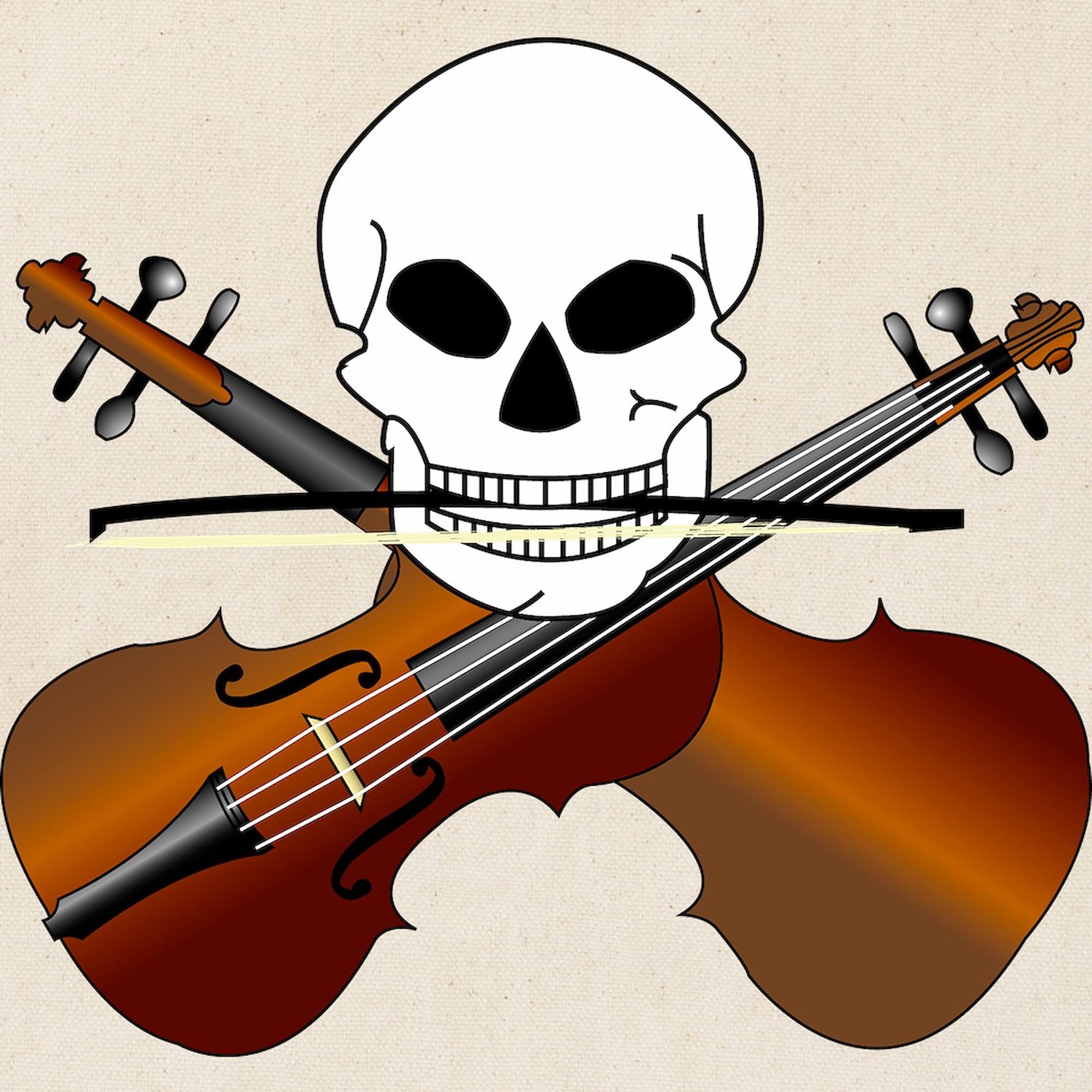 Violin Master Tote Bag - Natural Canvas Reusable Shopping Bag for Music Lovers | Perfect for Groceries, Books & Music Accessories