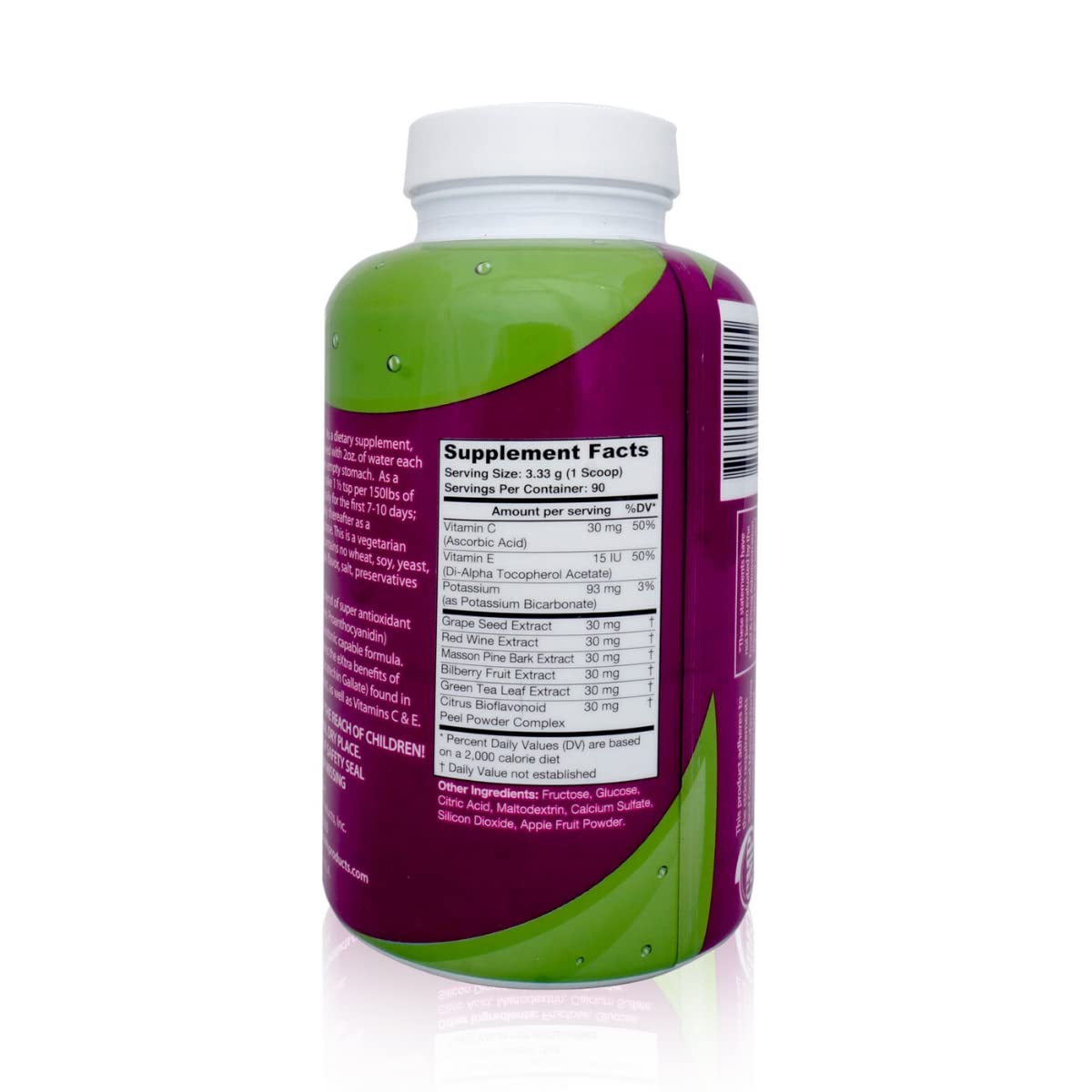 OptiHealth OPCXtra Isotonic OPC - Super Antioxidant Supplement with Grape Seed Extract (4 Pack, 360 Servings) | Immune Support & Cellular Health for Active Adults & Seniors