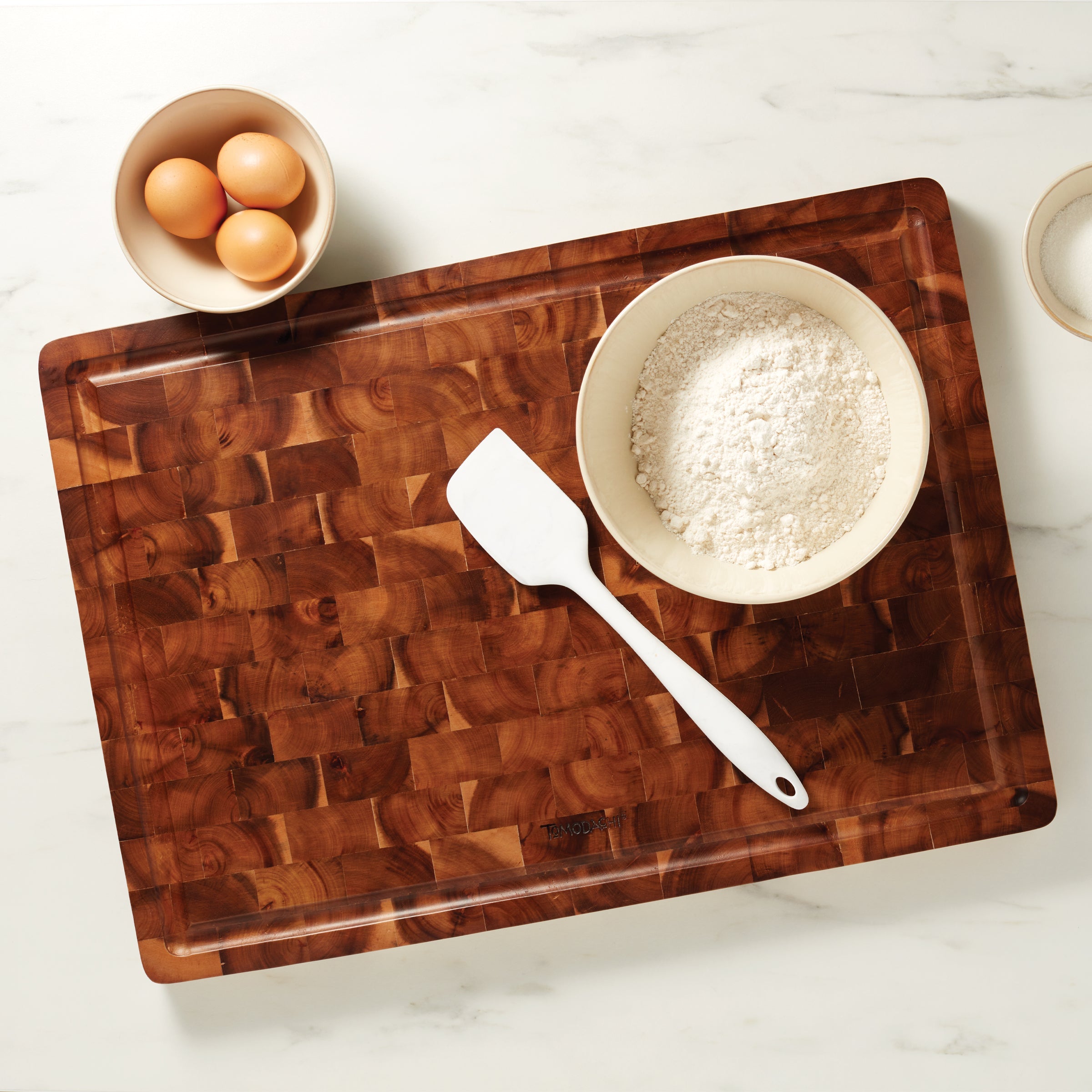 Premium Acacia Wood Pastry Board - Durable & Eco-Friendly Baking & Kneading Surface for Bread, Pizza, Cookies - Perfect for Home Bakers & Professional Kitchens