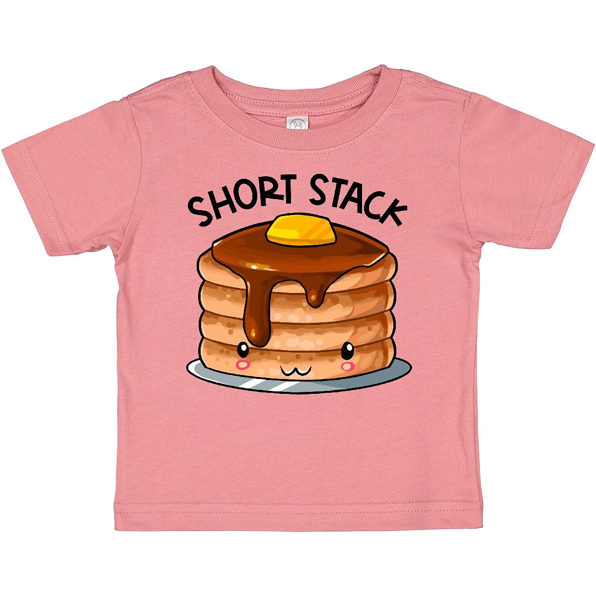 Inktastic Cute Pancake Breakfast Baby T-Shirt - Adorable Stacked Pancake Design for Infants & Toddlers - Perfect for Family Breakfast, Baby Showers & First Birthday Outfits