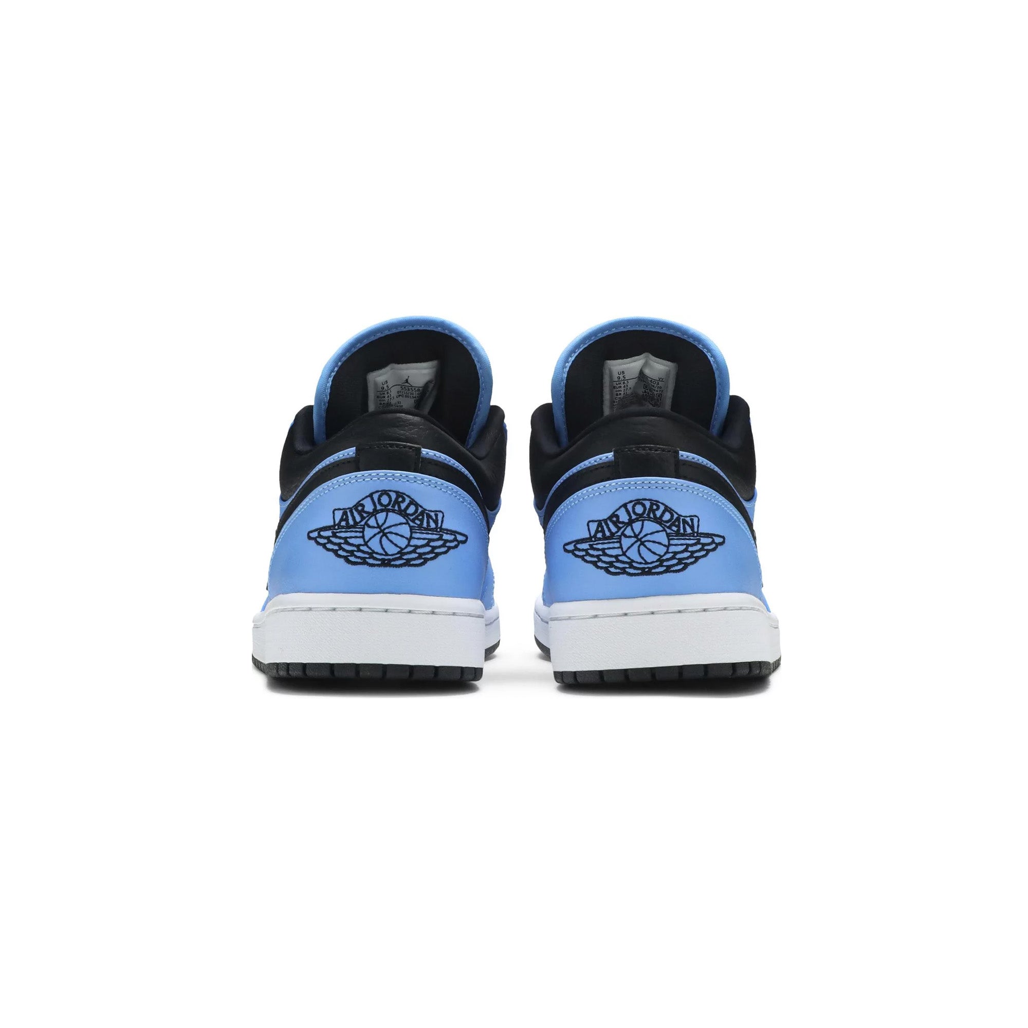 Air Jordan 1 Low 'University Blue Black' Sneakers (2020) - Men's Basketball Shoes for Casual Wear & Street Style