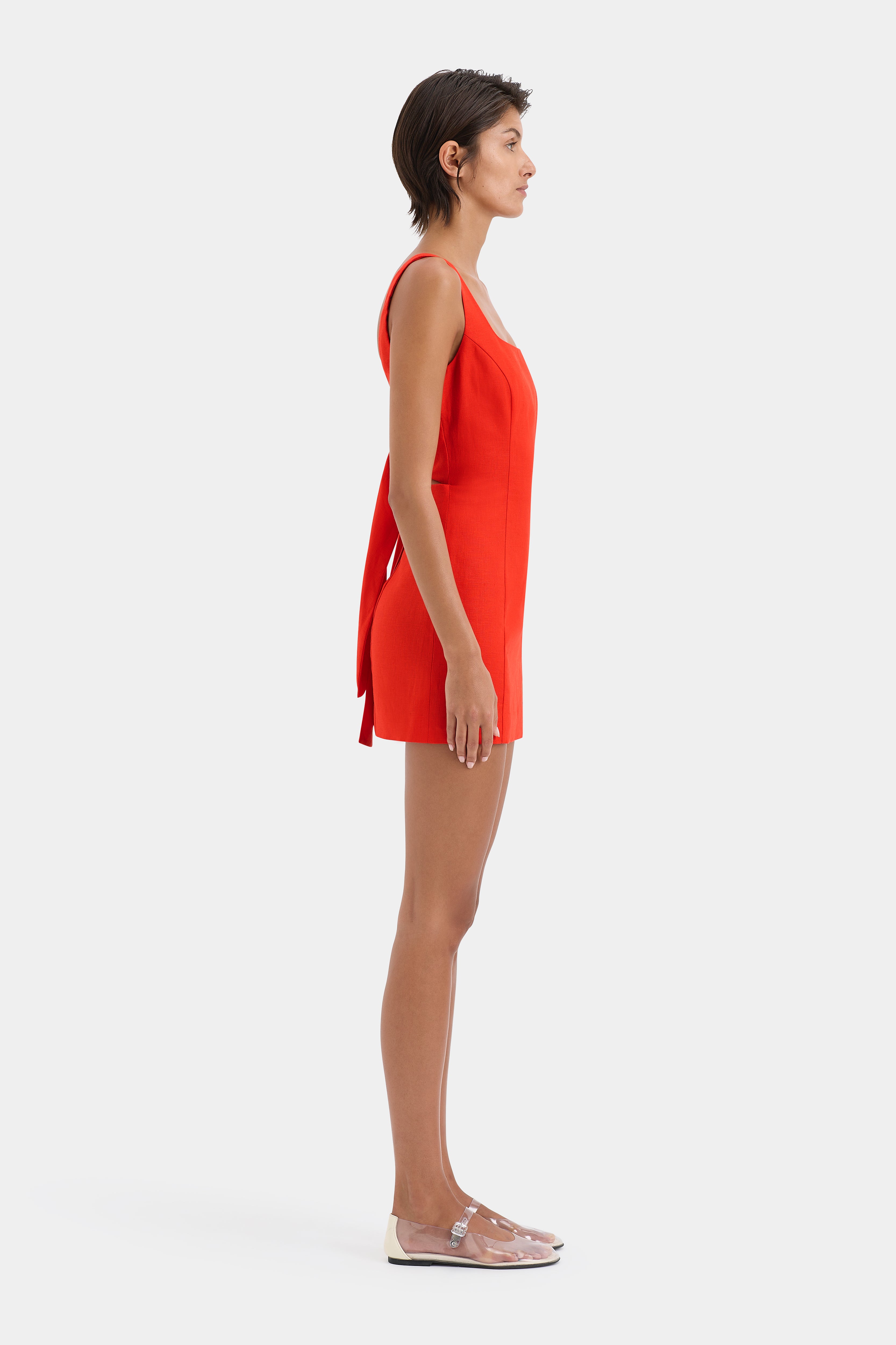 Elegant Iris Tie Mini Dress for Women - Floral Print Summer Party Cocktail Dress | Perfect for Weddings, Dates & Night Out