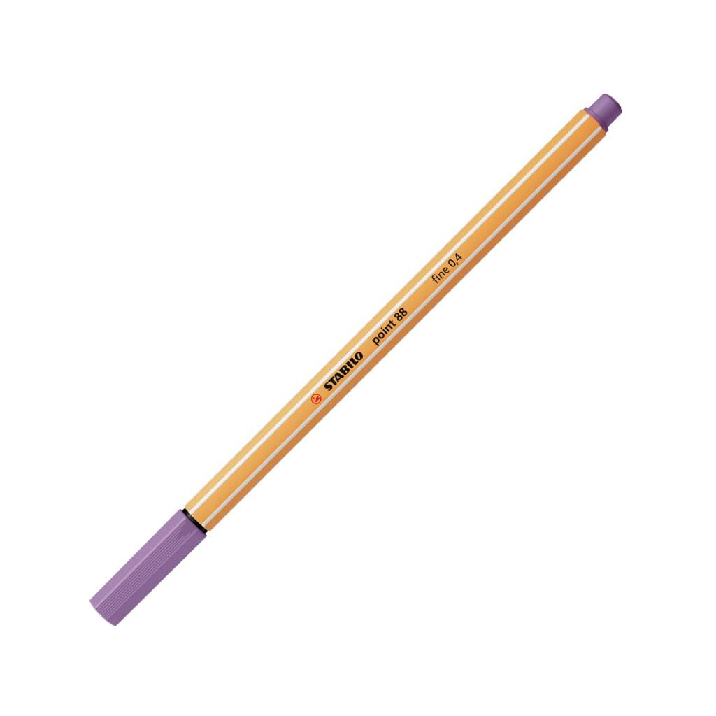 STABILO Point 88 Pen - Grey Violet for Note Taking & Sketching