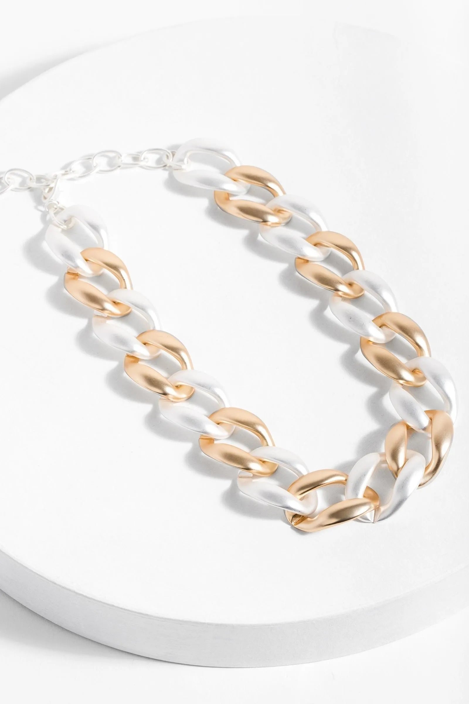 Chunky Gold and Silver Statement Necklace for Women - Elegant Layered Jewelry for Party, Wedding & Everyday Wear