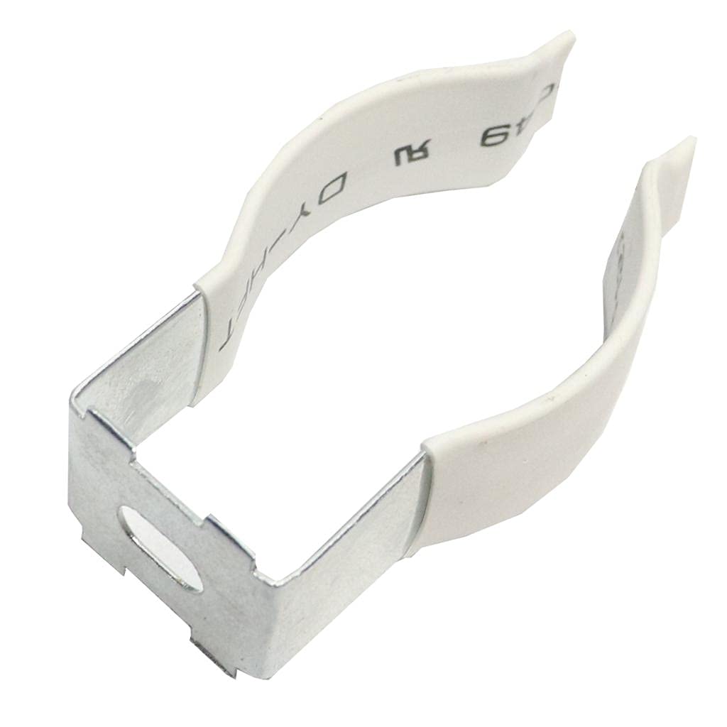 T8/T12 U Lamp Support Clip - General 00241 (LH0241) - Secure Lighting Fixture Holder for Fluorescent Tube Lights in Garages, Workshops & Offices