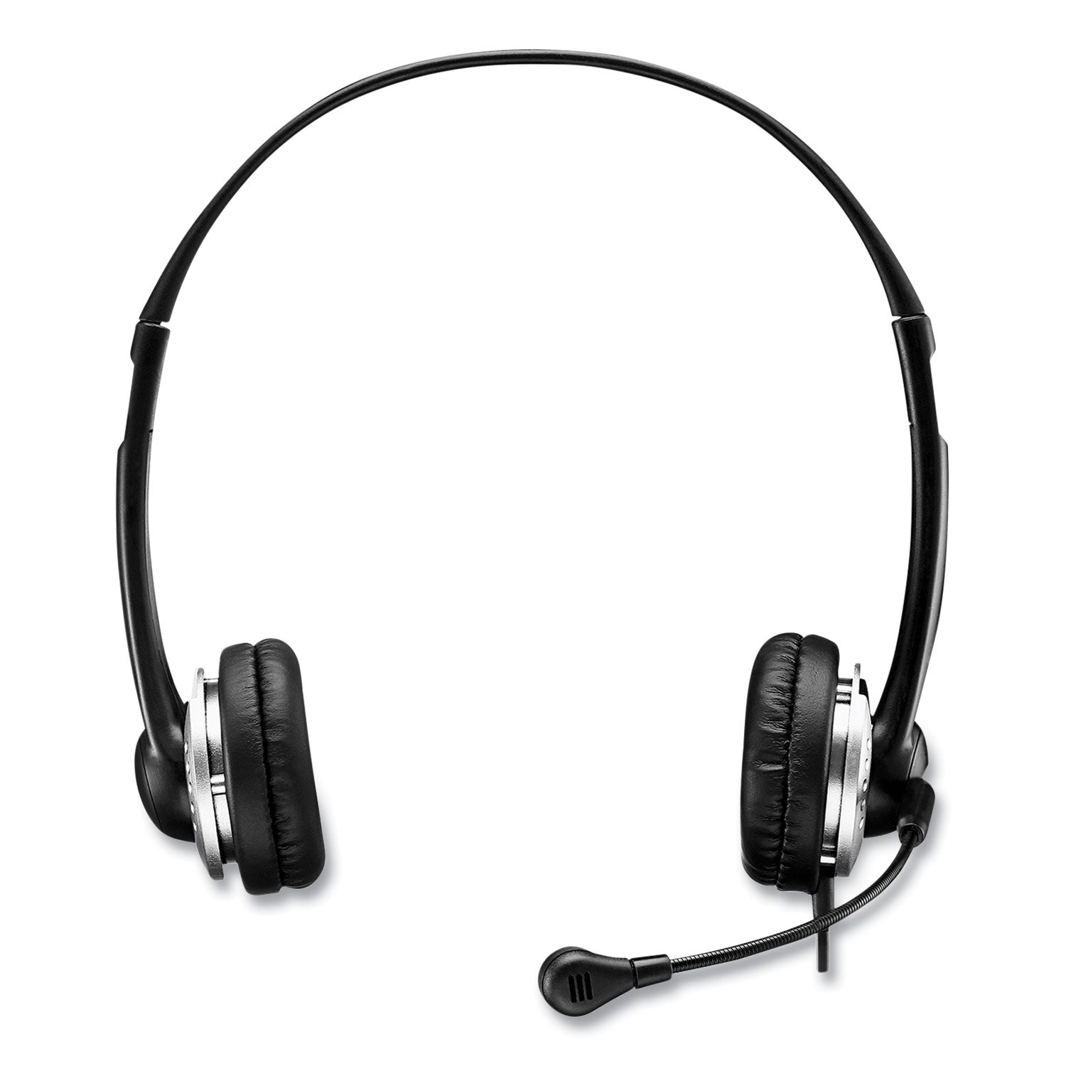 Adesso Xtream P2 Binaural Over-Ear Headset with Noise-Canceling Microphone - Professional Gaming Headphones for PC, PS5, Xbox - Perfect for Online Meetings, Streaming & Music (Black)