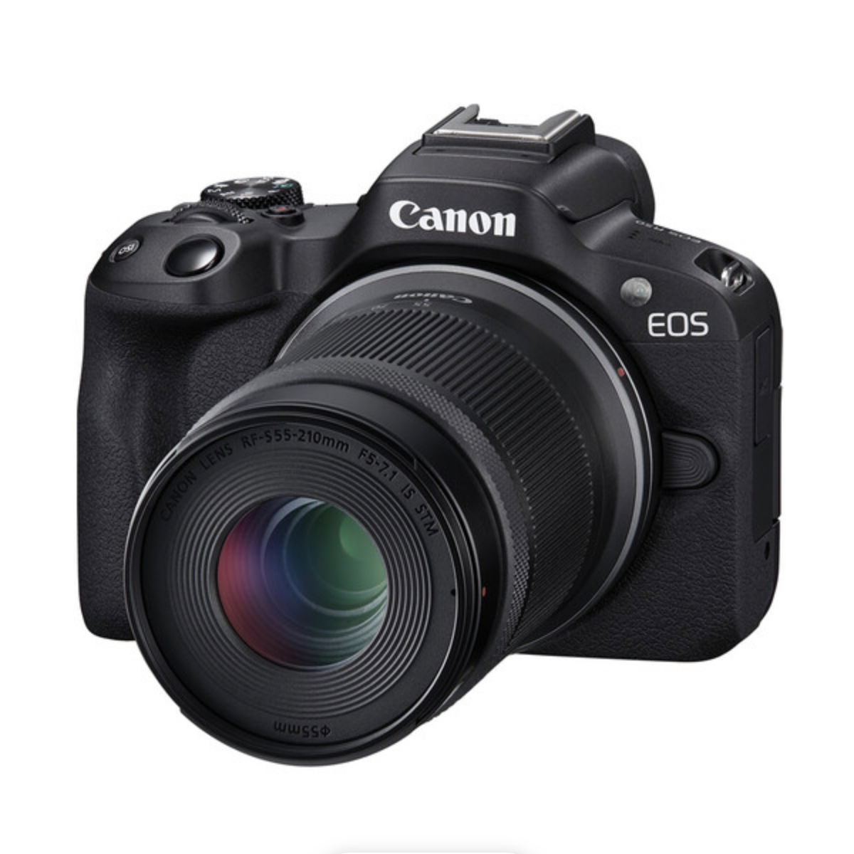 Canon EOS R50 Mirrorless Camera Kit with RF-S 18-45mm & 55-210mm Lenses - 4K Video, Dual Pixel AF, Black | Perfect for Travel Photography, Vlogging & Content Creation