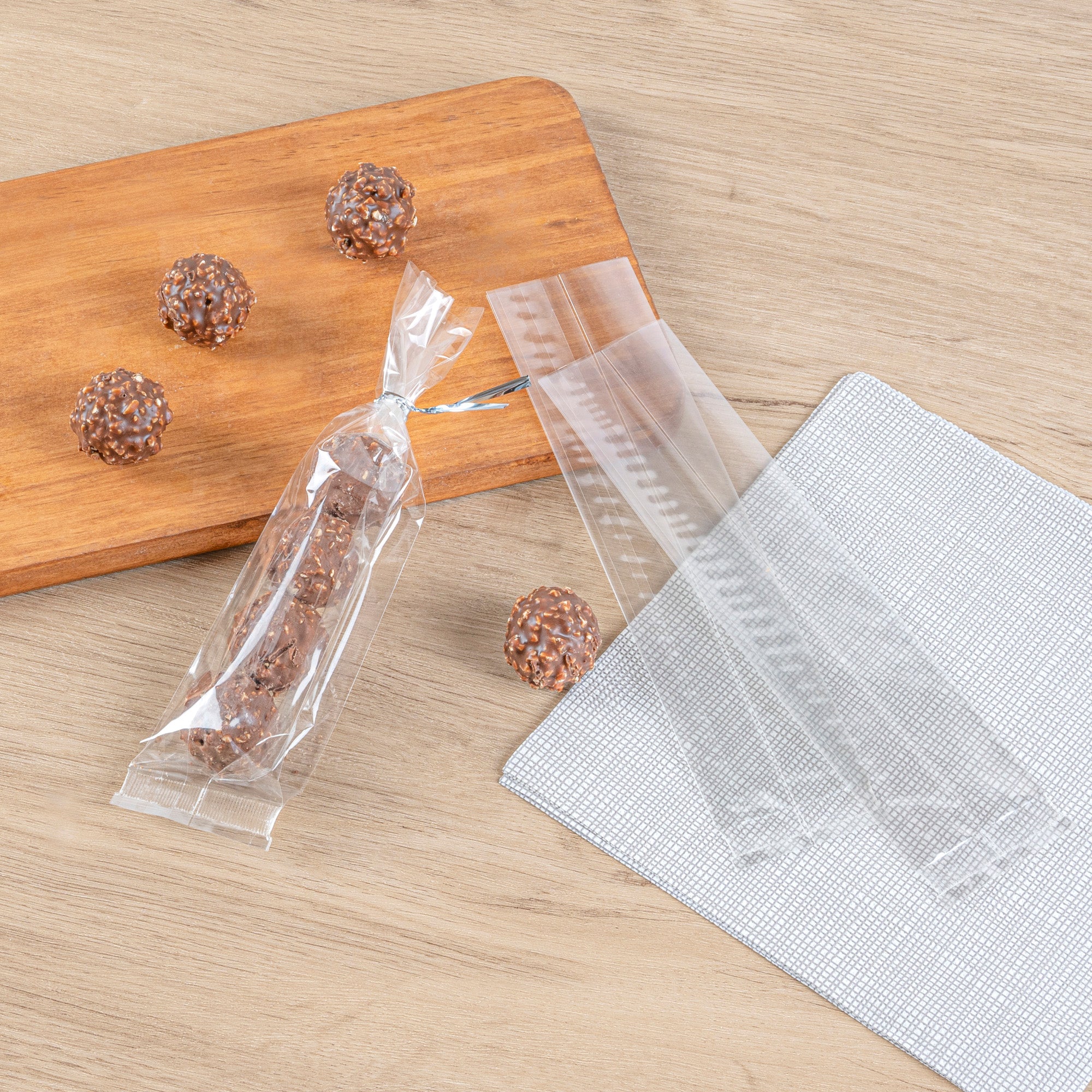 Clear Plastic Gusset Bags - 2