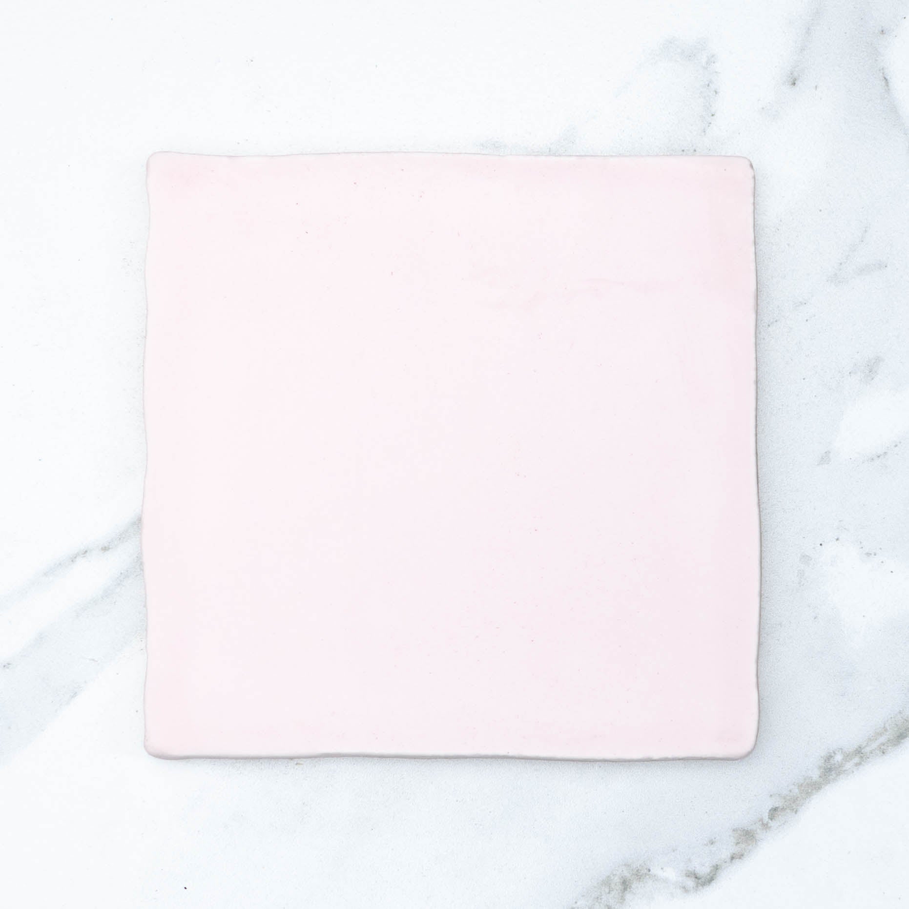 Soft Pink 100x100mm Matte Subway Tile - Premium Ceramic Wall & Backsplash Tile for Kitchen, Bathroom, Shower, and Home Decor