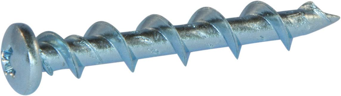 Wall-Dog Zinc Pan Head Screws - Heavy Duty Rust-Resistant Fasteners for Wood, Metal & Drywall - Perfect for Construction, DIY Projects & Home Repairs