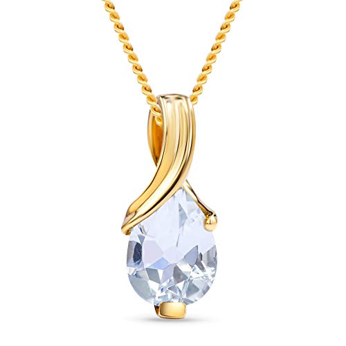 Aquamarin Yellow Gold