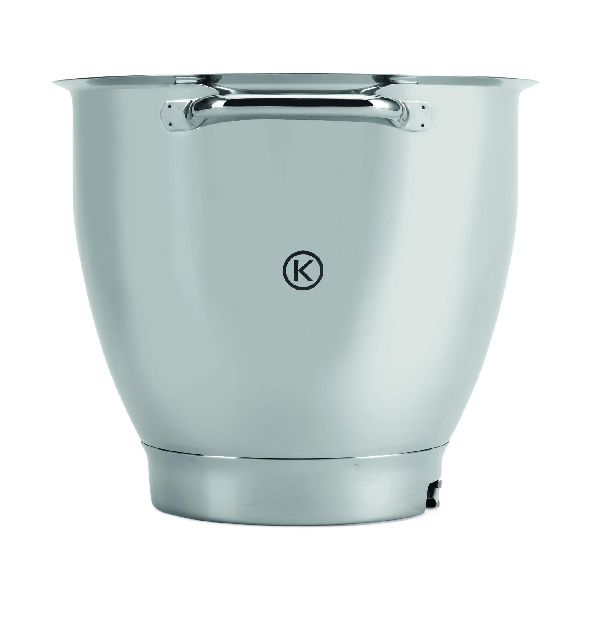 Kenwood Stainless Steel Mixing Bowl 6.7L - Titanium XL SS Bowl for Chef Elite Food Processor | Durable & Rust-Proof Kitchen Accessories | Perfect for Baking, Mixing & Food Prep
