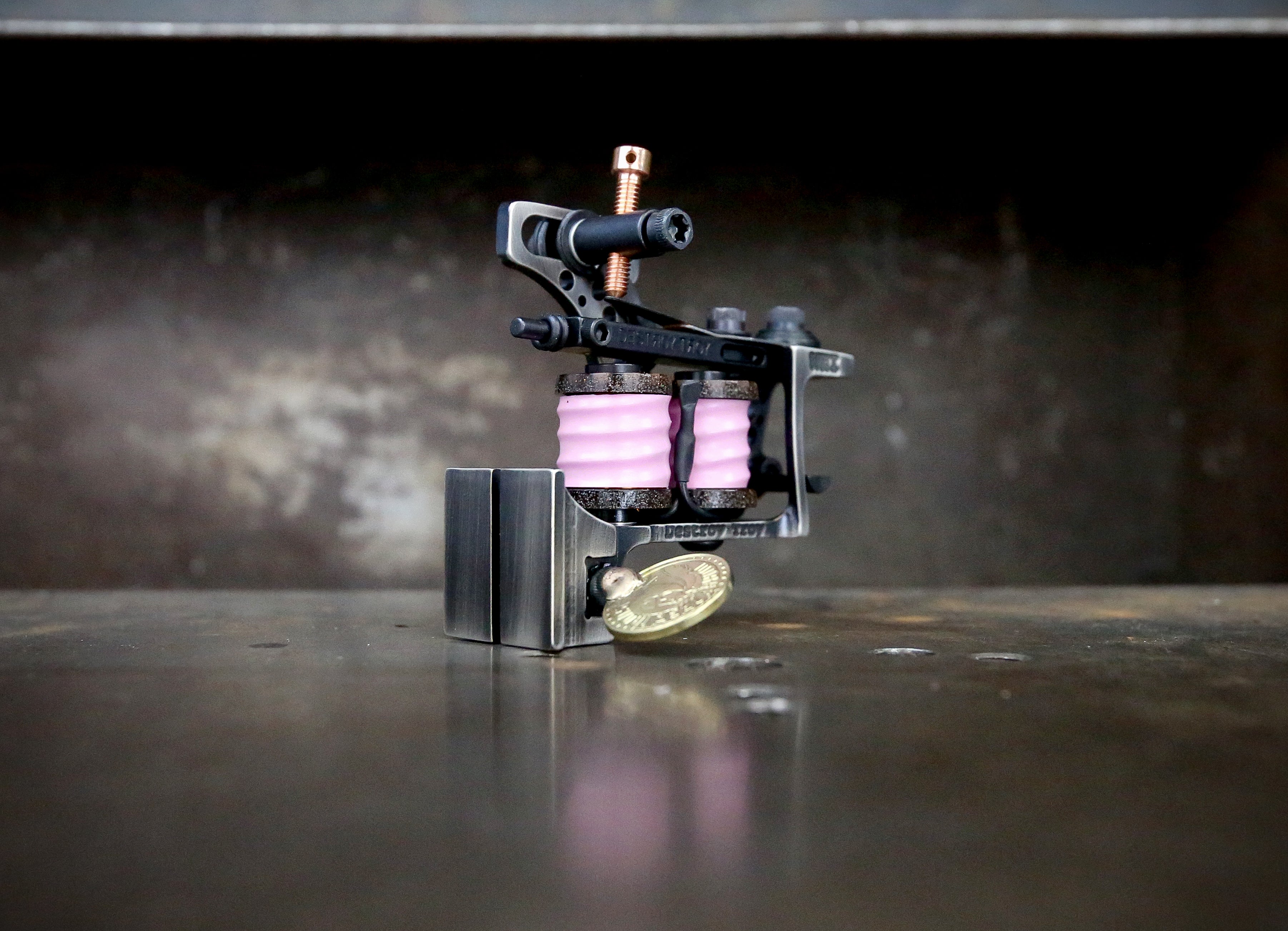 Limited Edition Destroy Troy Franklin Liner - Nickel x Pink Colorway - Perfect for Skateboarding, Streetwear Fashion & Collector's Display