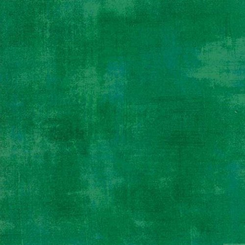 BasicGrey Amazon Green Moda Fabrics - Grunge Texture Cotton Fabric for Quilting, Sewing & DIY Crafts - Perfect for Home Decor, Apparel & Scrapbooking Projects