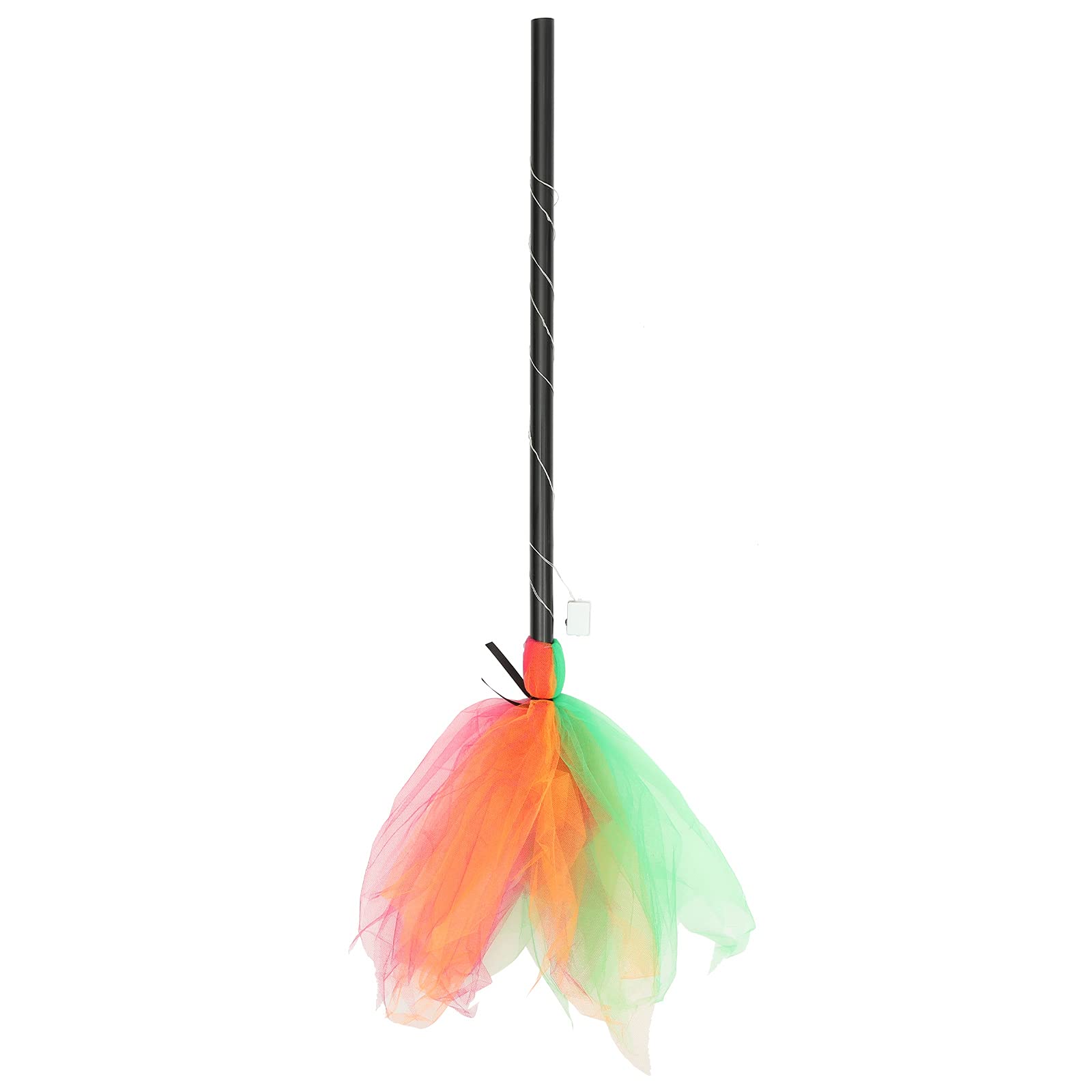 ABOOFAN Halloween LED Light Up Broom Toy - Witch Broom Prop for Cosplay, Witch Accessory & Spooky Home Decor - Perfect for Halloween Parties, Themed Events & Photo Shoots