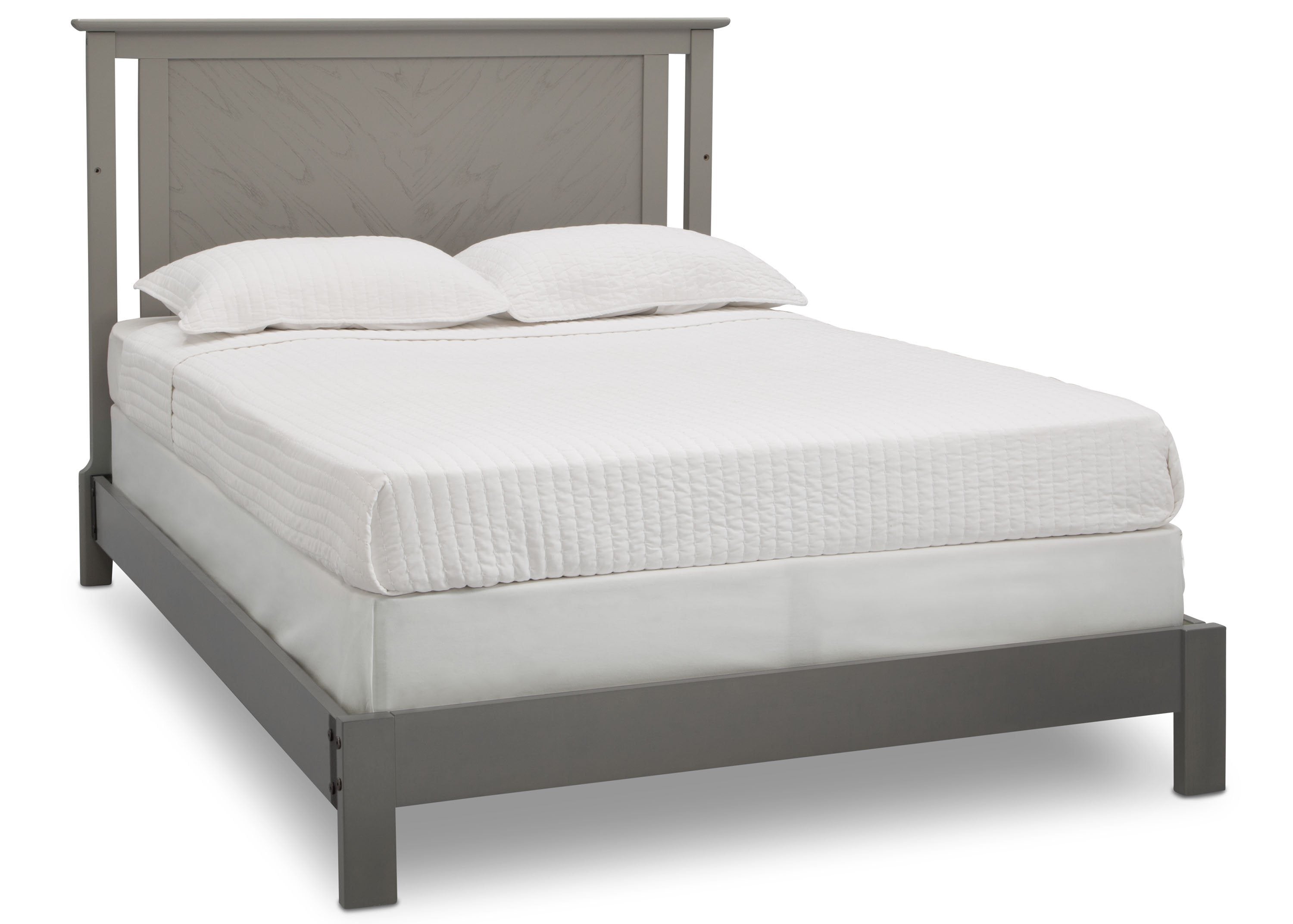 Mid Century Modern 4-in-1 Convertible Baby Crib - Toddler Bed, Daybed & Full Size Bed - Nursery Furniture for Boys & Girls - Perfect for Small Spaces & Modern Homes